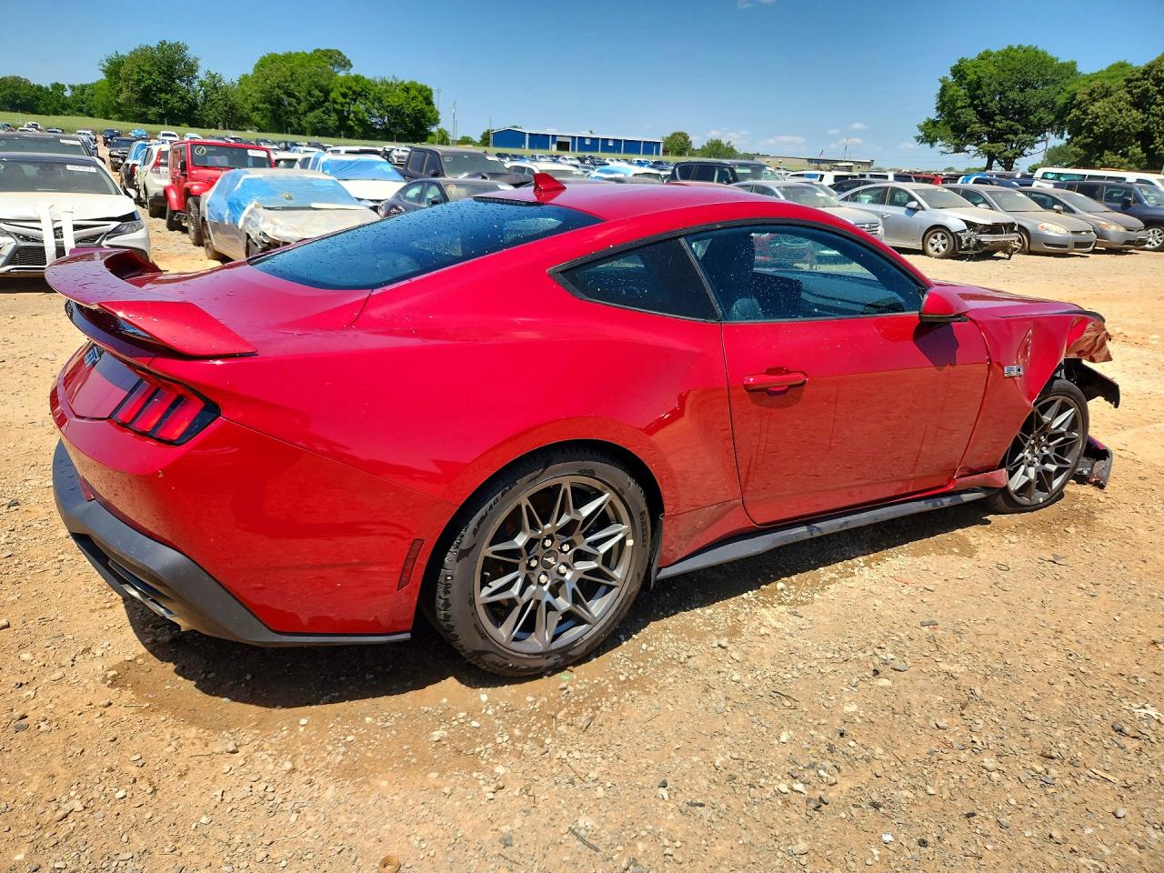 2024 Ford Mustang Gt Red vin: 1FA6P8CF9R5433021