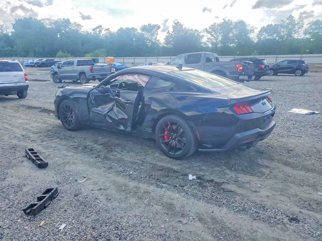 2024 Ford Mustang Gt Black vin: 1FA6P8CF9R5435772