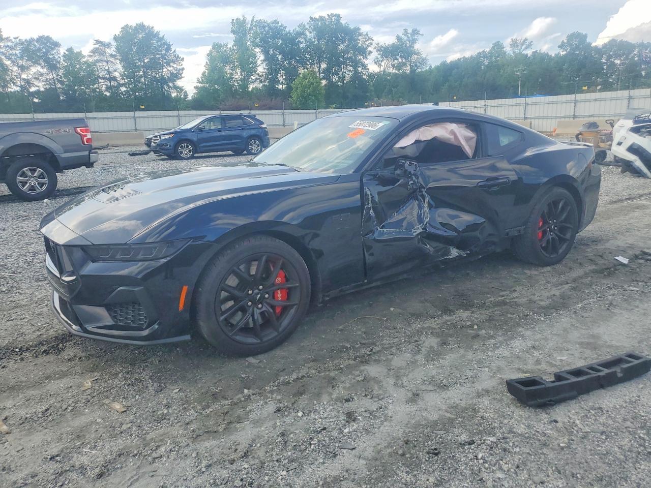 2024 Ford Mustang Gt Black vin: 1FA6P8CF9R5435772