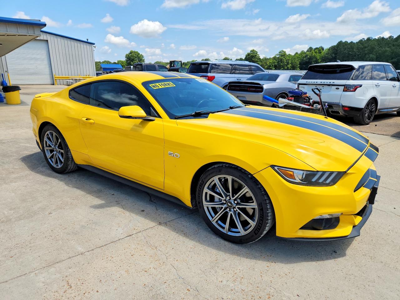 2015 Ford Mustang Gt Желтый vin: 1FA6P8CFXF5321016