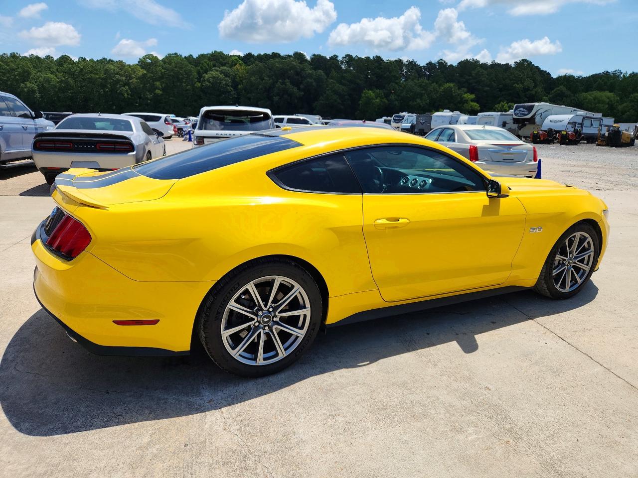 2015 Ford Mustang Gt Желтый vin: 1FA6P8CFXF5321016