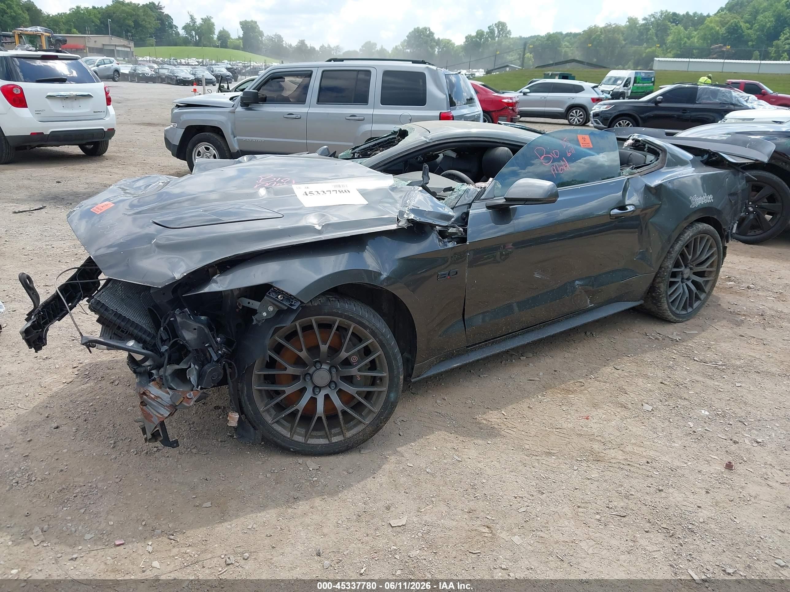 2015 Ford Mustang Gt Premium Black vin: 1FA6P8CFXF5324630