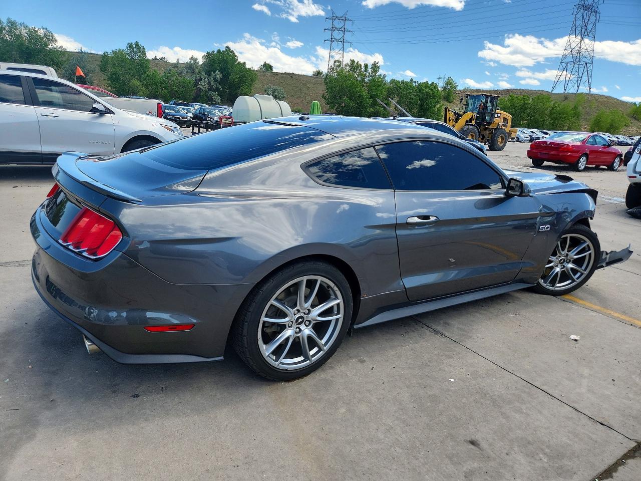 2015 Ford Mustang Gt Черный vin: 1FA6P8CFXF5325986
