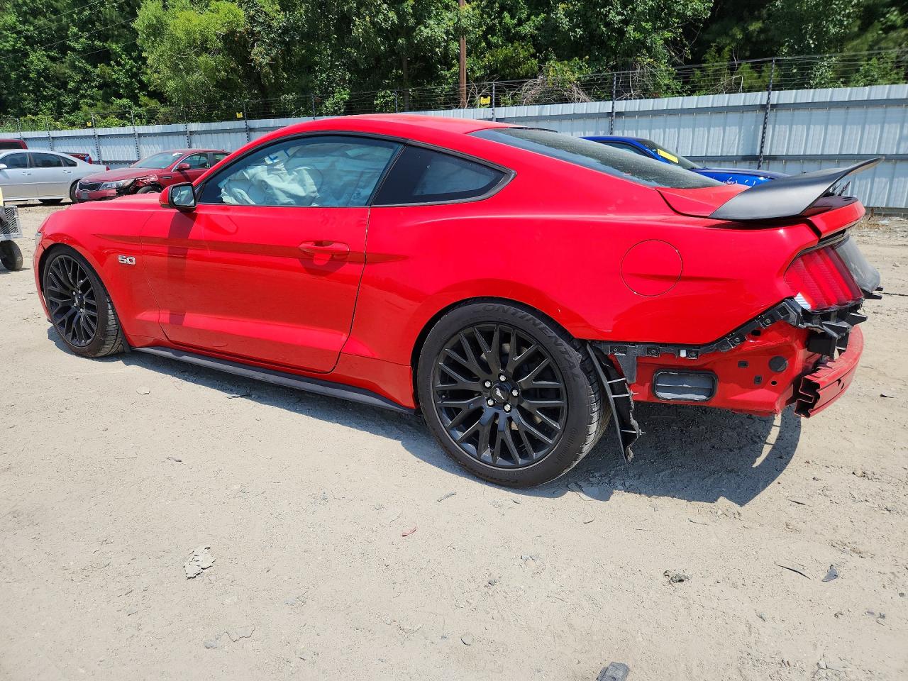 2015 Ford Mustang Gt Red vin: 1FA6P8CFXF5328659