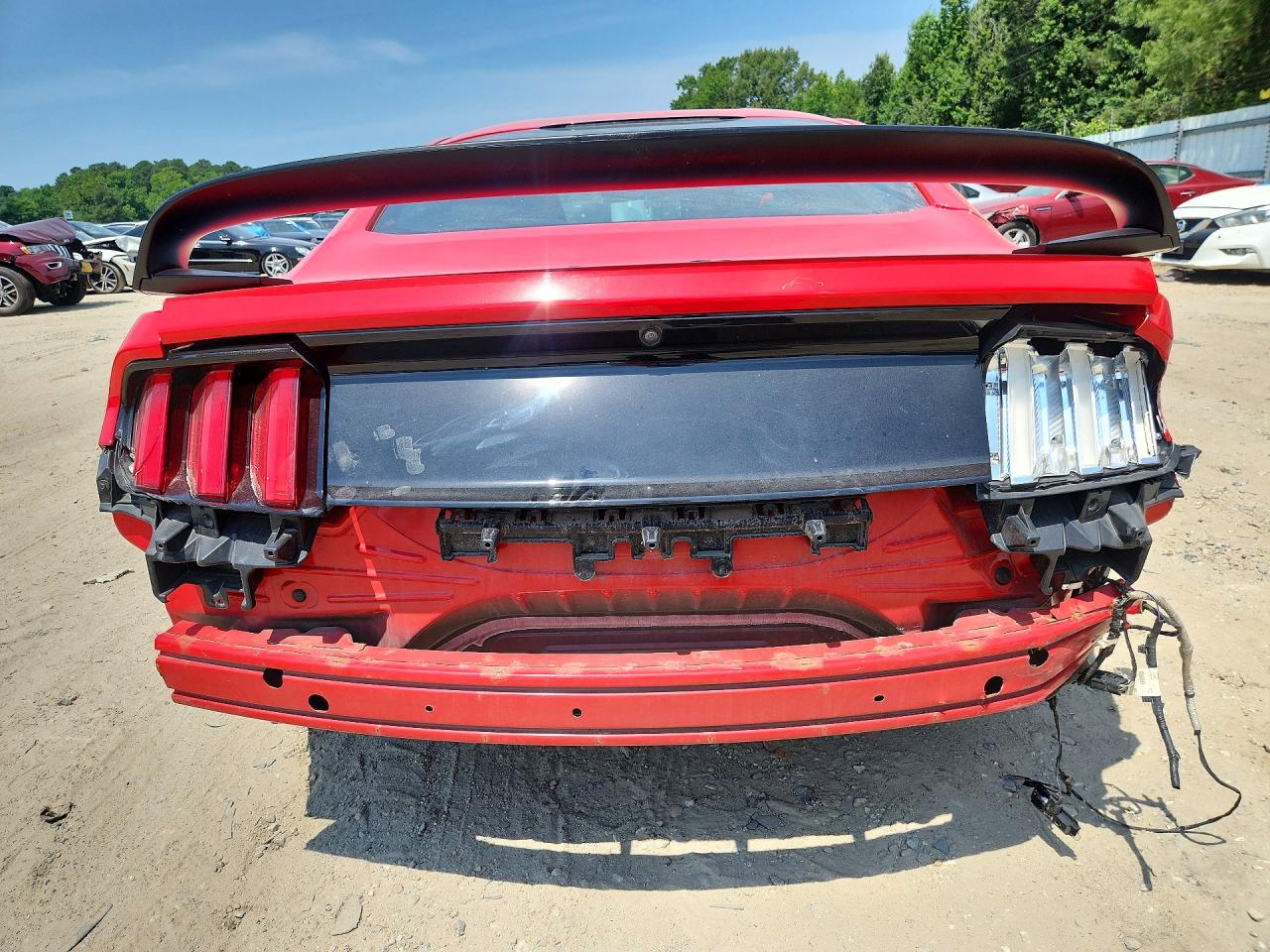 2015 Ford Mustang Gt Red vin: 1FA6P8CFXF5328659