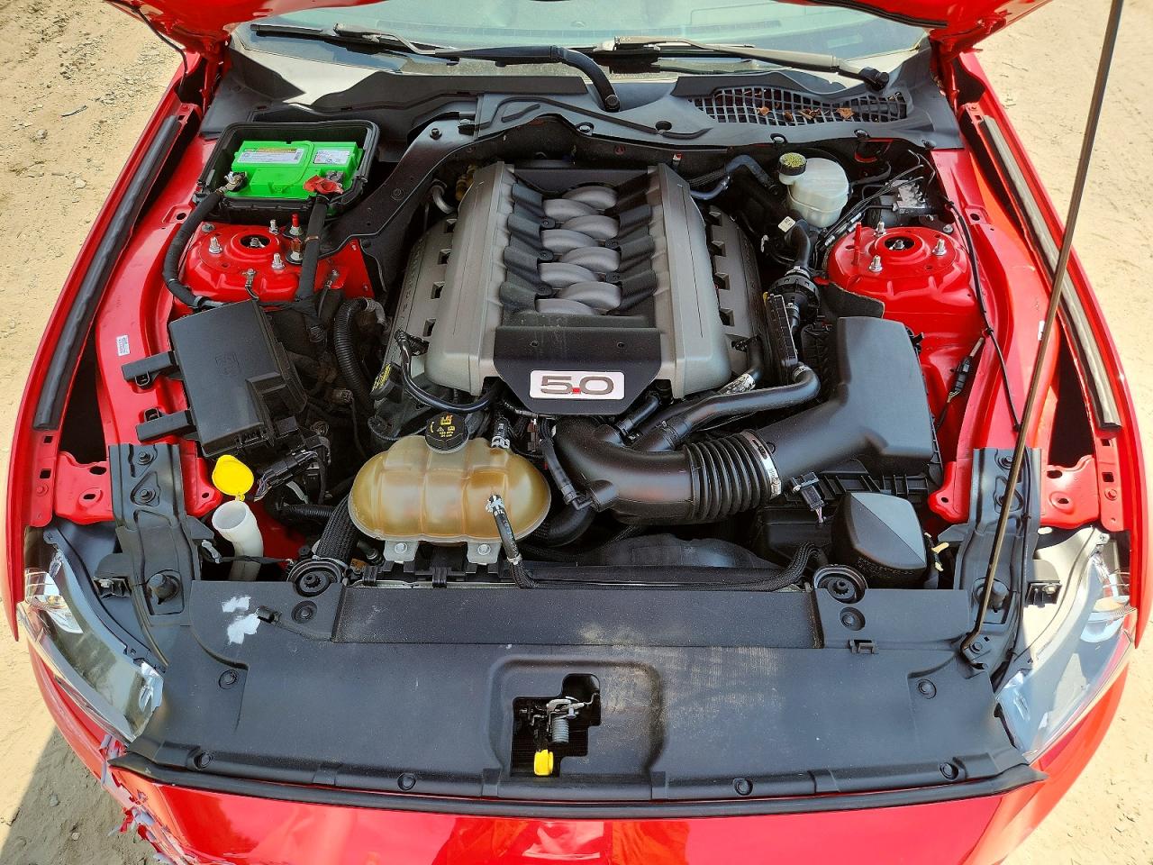 2015 Ford Mustang Gt Red vin: 1FA6P8CFXF5328659