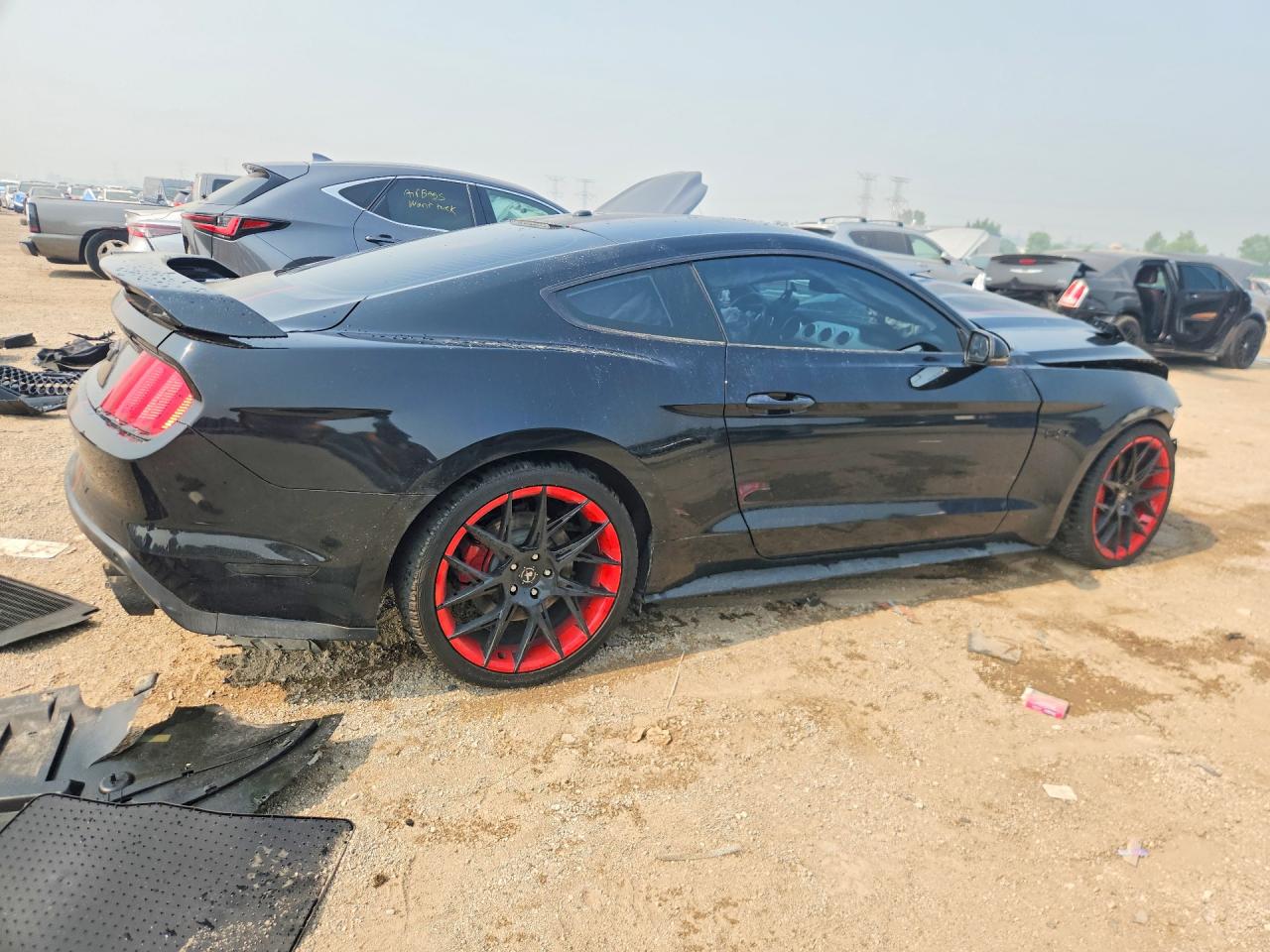 2015 Ford Mustang Gt Black vin: 1FA6P8CFXF5329505