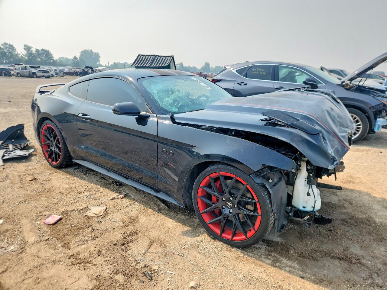 2015 Ford Mustang Gt Black vin: 1FA6P8CFXF5329505