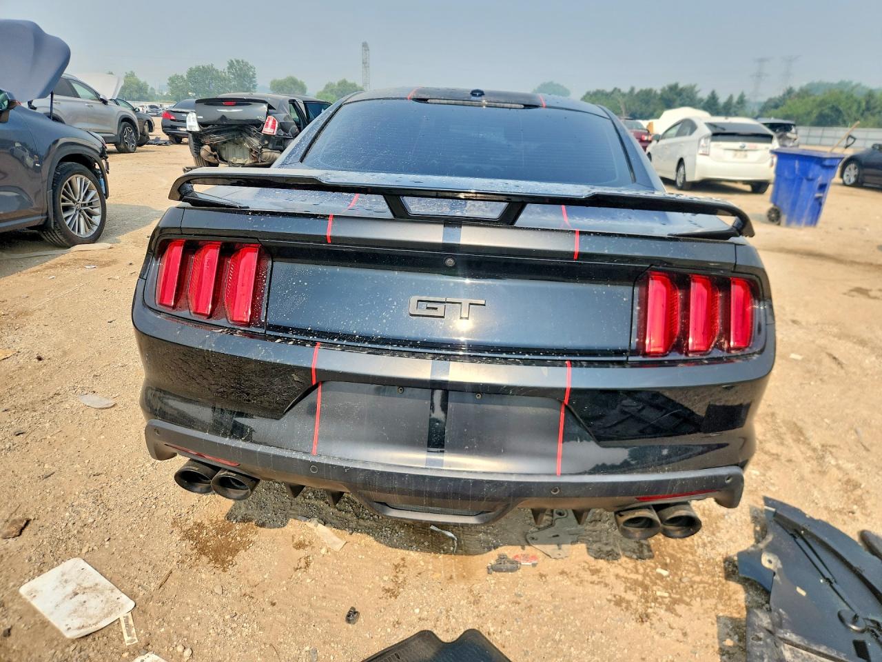 2015 Ford Mustang Gt Black vin: 1FA6P8CFXF5329505
