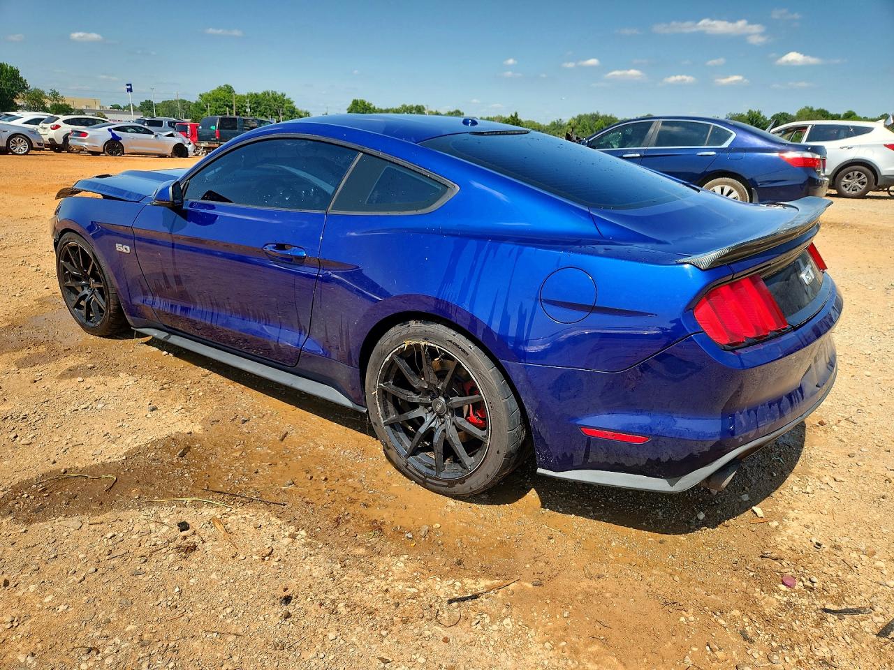 2015 Ford Mustang Gt Blue vin: 1FA6P8CFXF5411430
