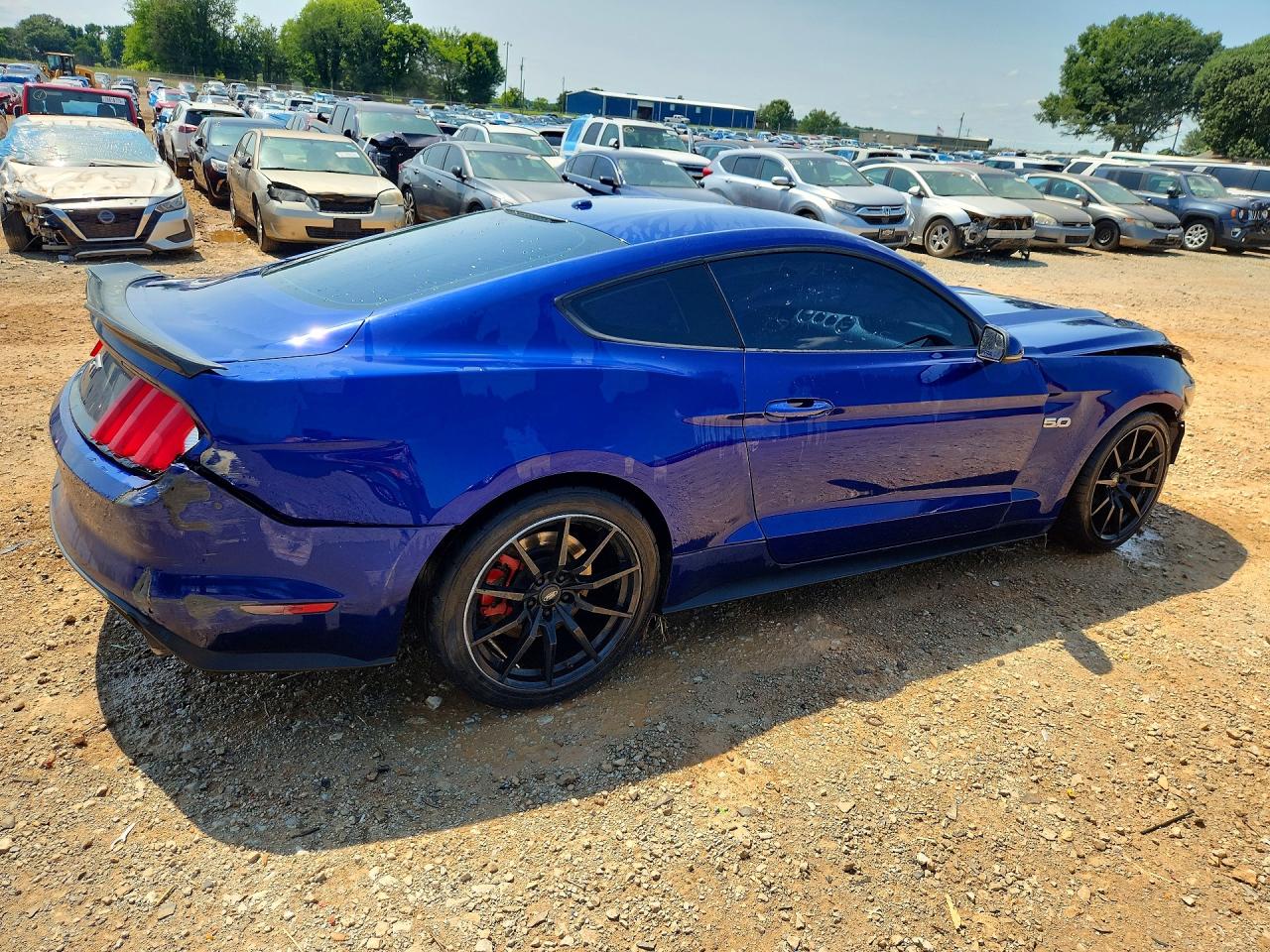 2015 Ford Mustang Gt Blue vin: 1FA6P8CFXF5411430