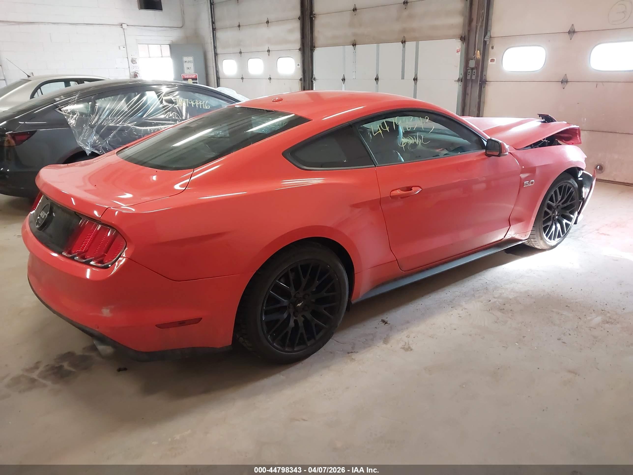 2015 Ford Mustang Gt Premium Red vin: 1FA6P8CFXF5431189
