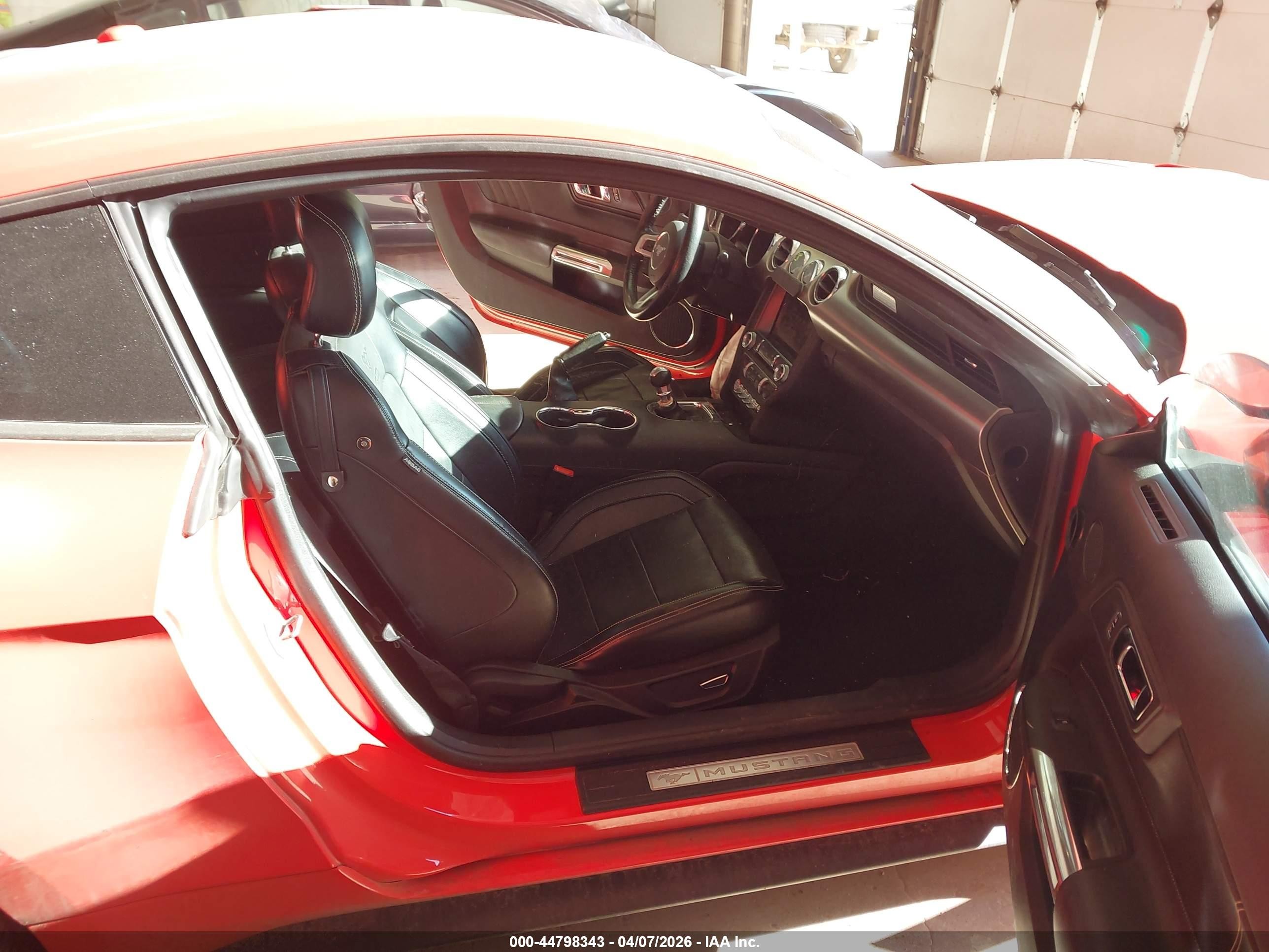 2015 Ford Mustang Gt Premium Red vin: 1FA6P8CFXF5431189