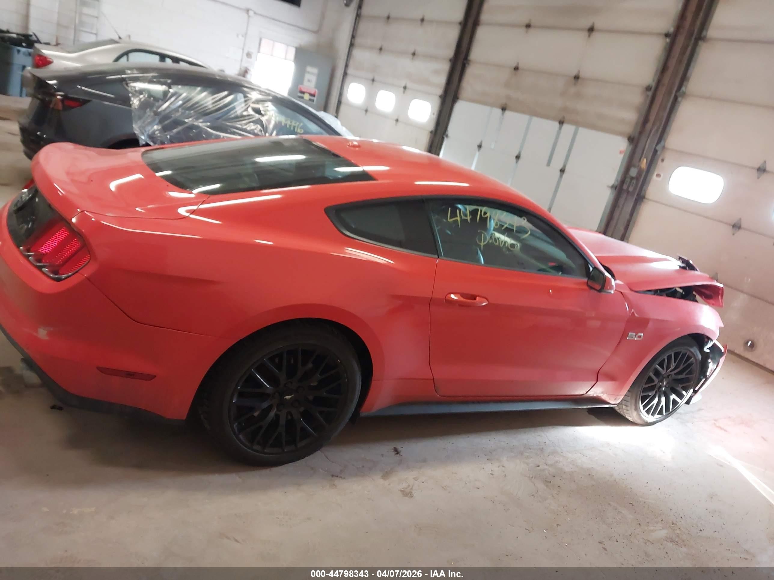 2015 Ford Mustang Gt Premium Red vin: 1FA6P8CFXF5431189