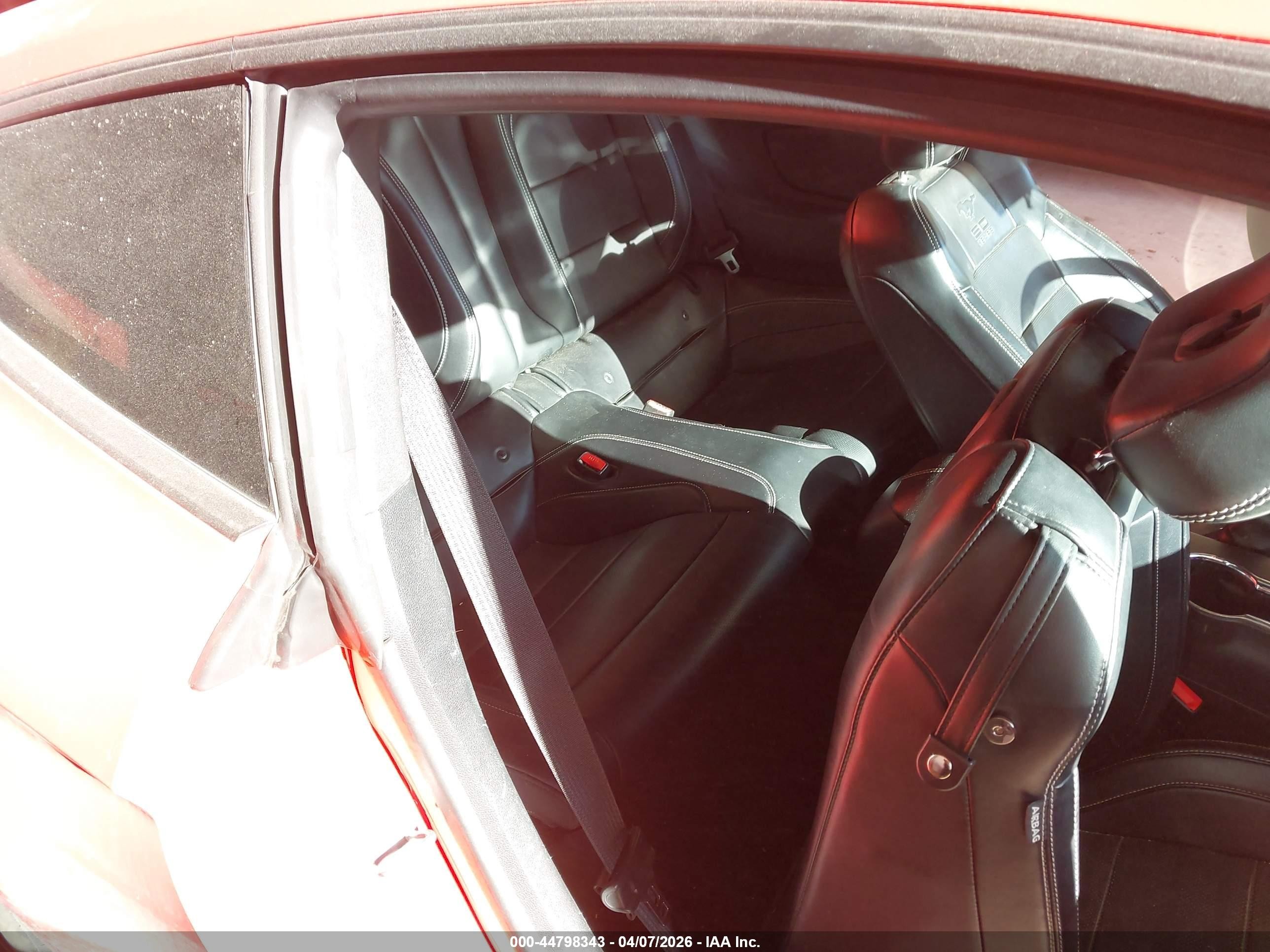 2015 Ford Mustang Gt Premium Red vin: 1FA6P8CFXF5431189