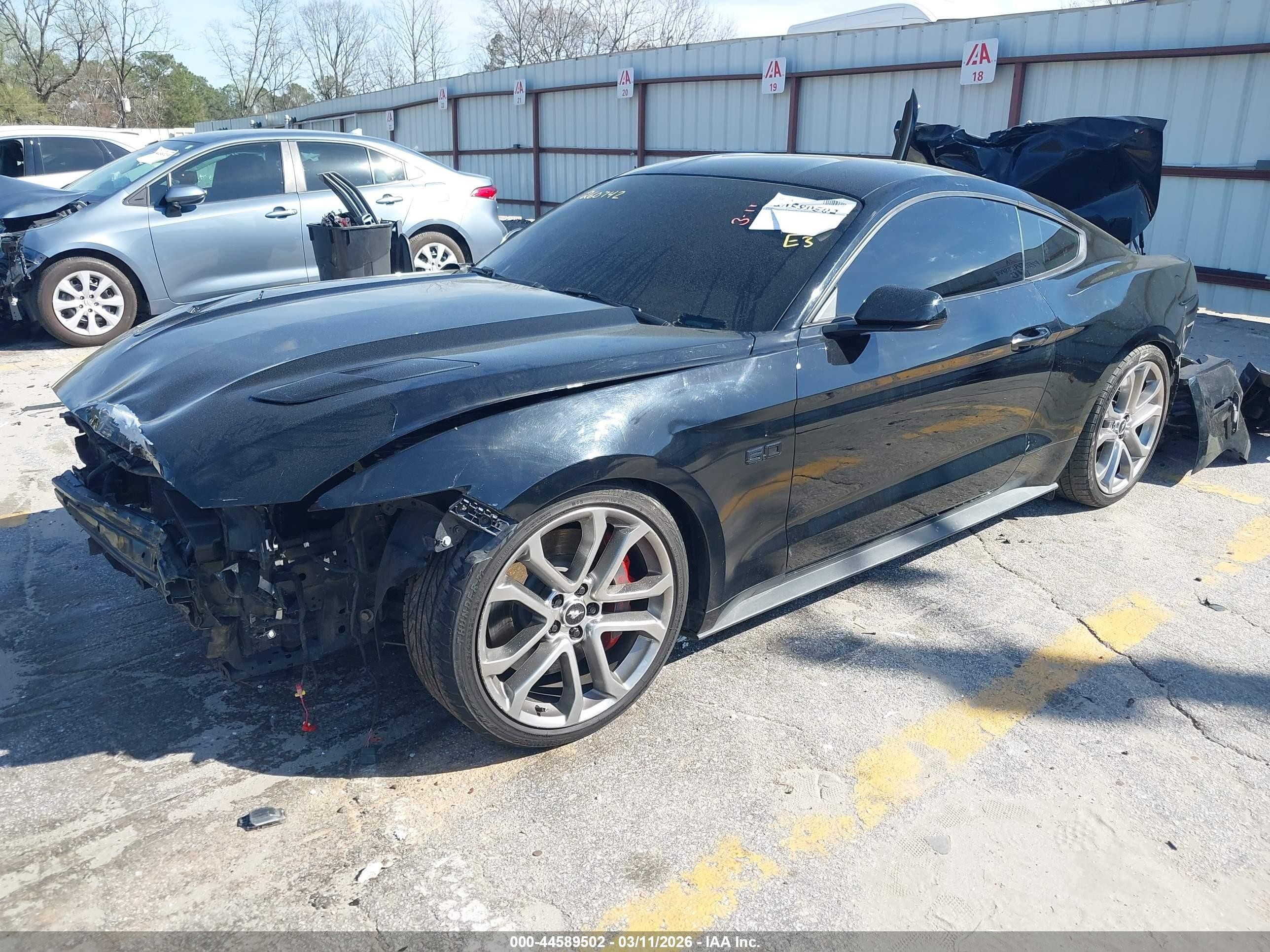 2017 Ford Mustang Gt Black vin: 1FA6P8CFXH5319527