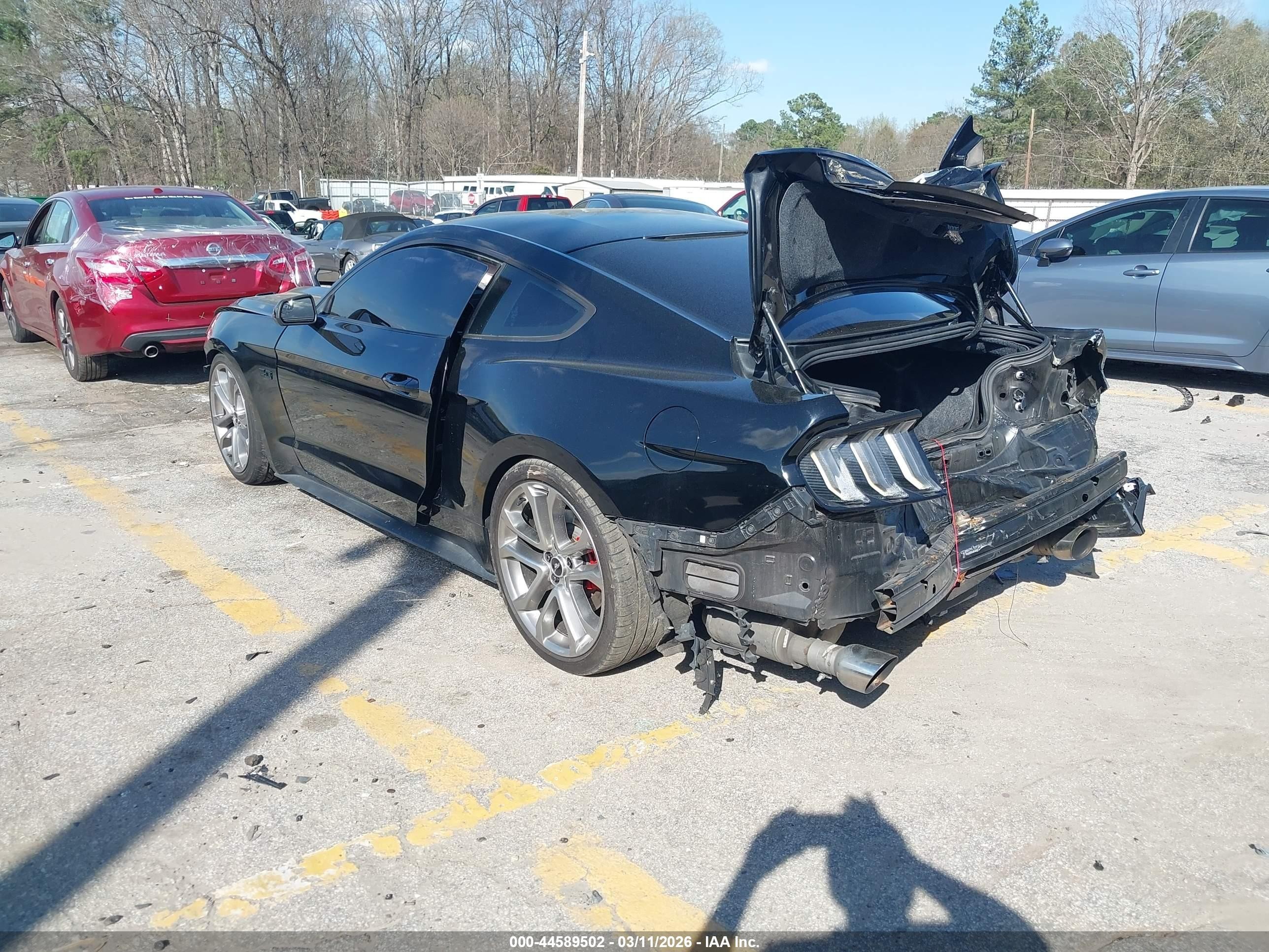 2017 Ford Mustang Gt Black vin: 1FA6P8CFXH5319527