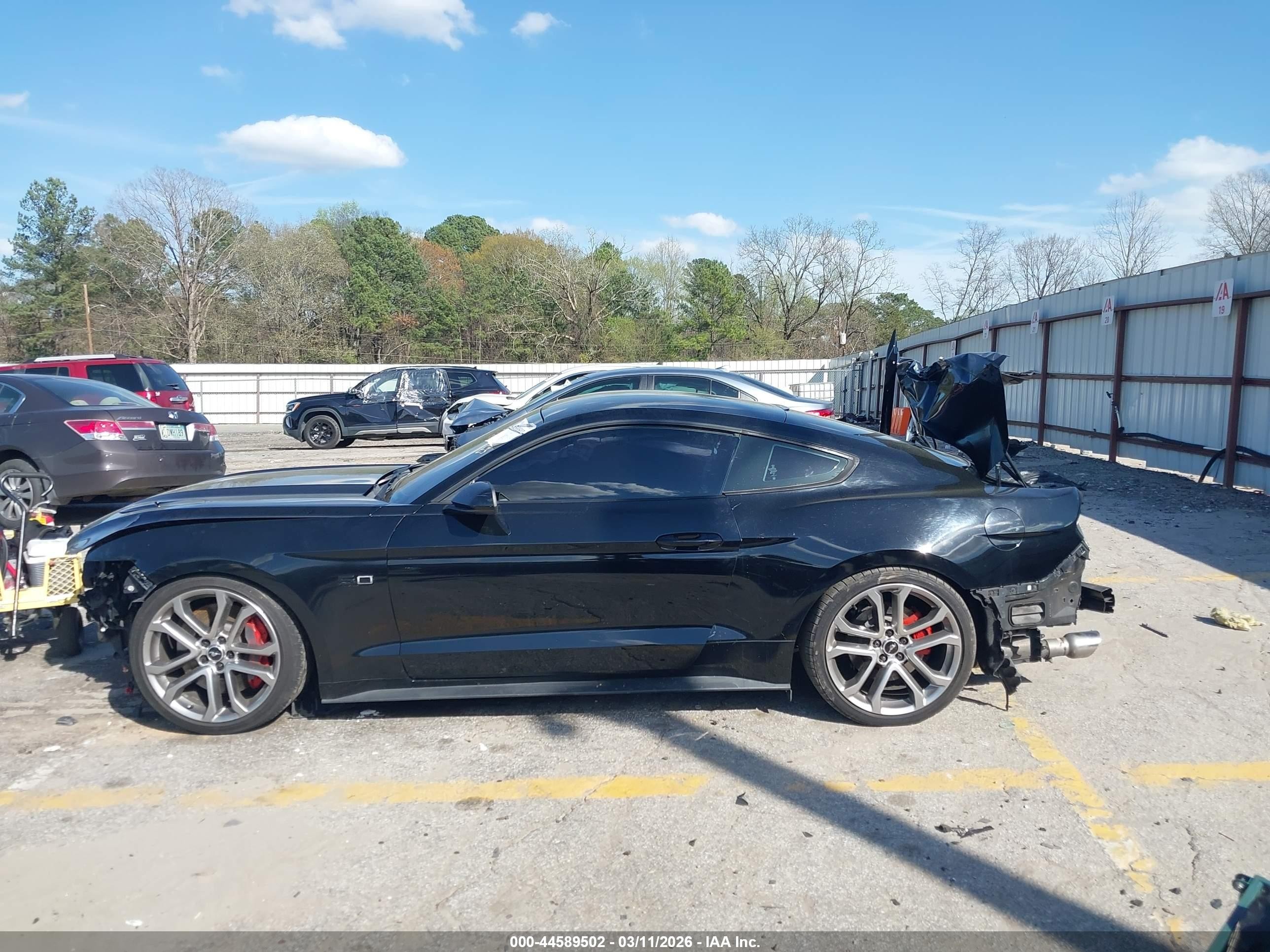 2017 Ford Mustang Gt Black vin: 1FA6P8CFXH5319527