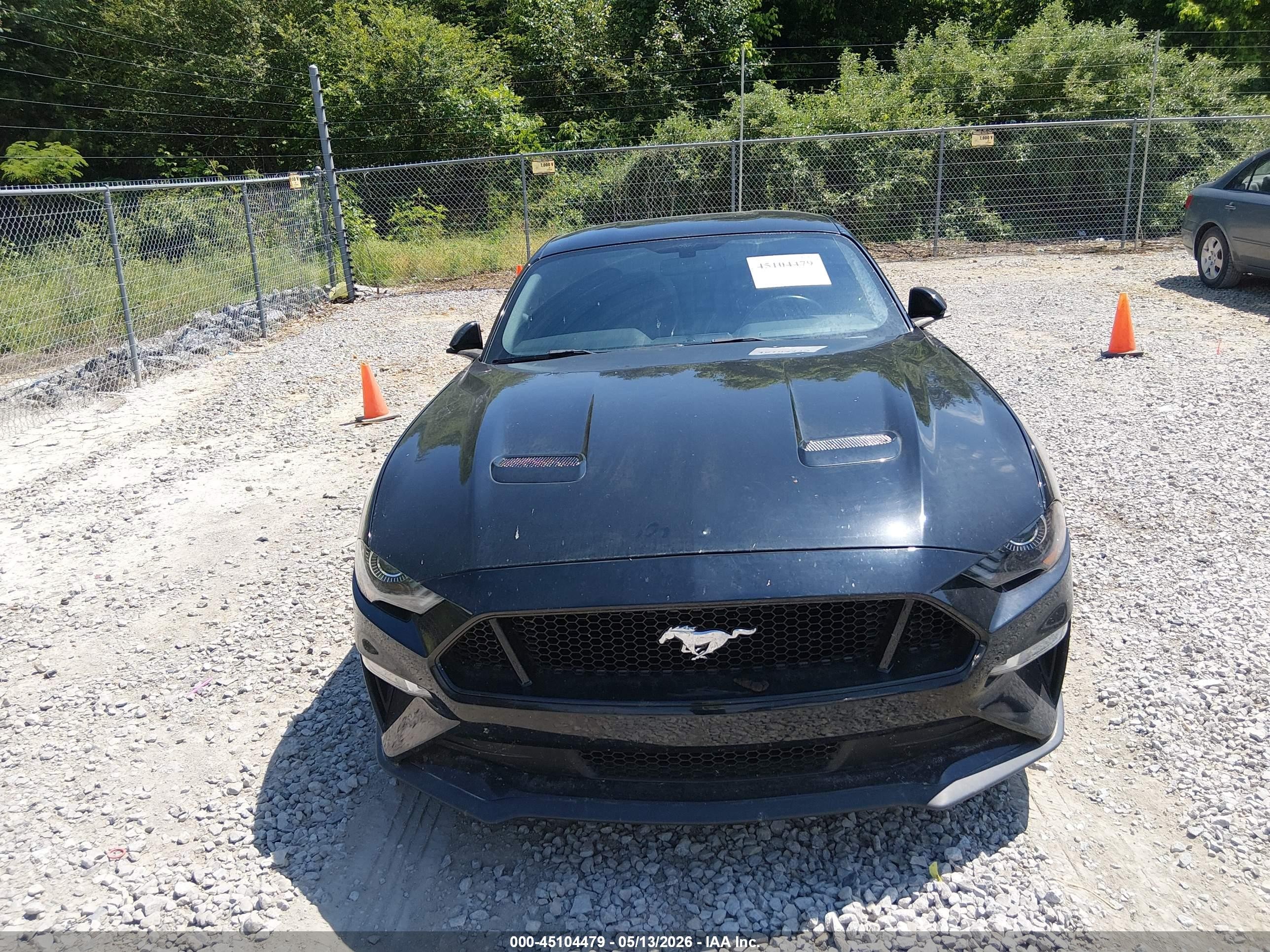 2018 Ford Mustang Gt Черный vin: 1FA6P8CFXJ5113999