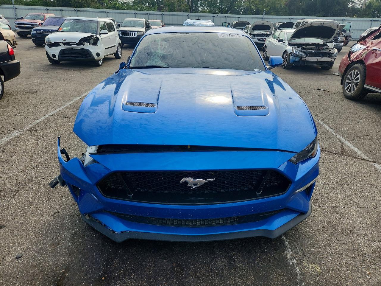 2019 Ford Mustang Gt Blue vin: 1FA6P8CFXK5117231