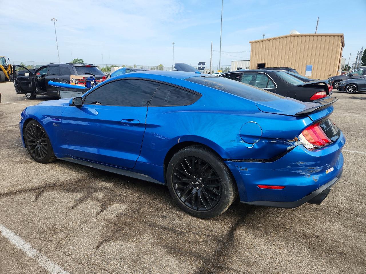 2019 Ford Mustang Gt Blue vin: 1FA6P8CFXK5117231