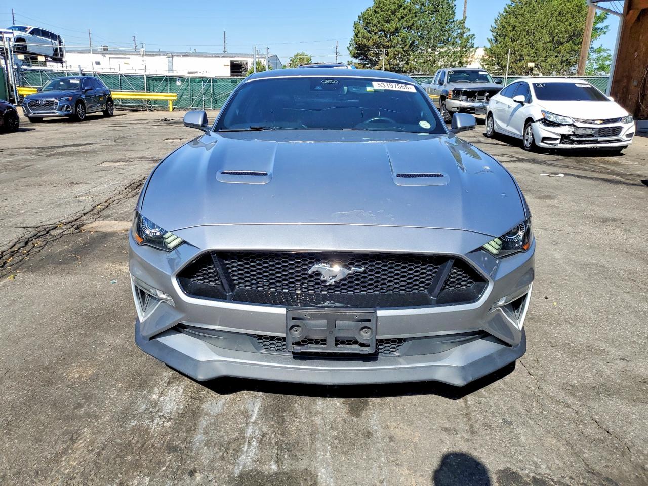 2021 Ford Mustang Gt Silver vin: 1FA6P8CFXM5128474