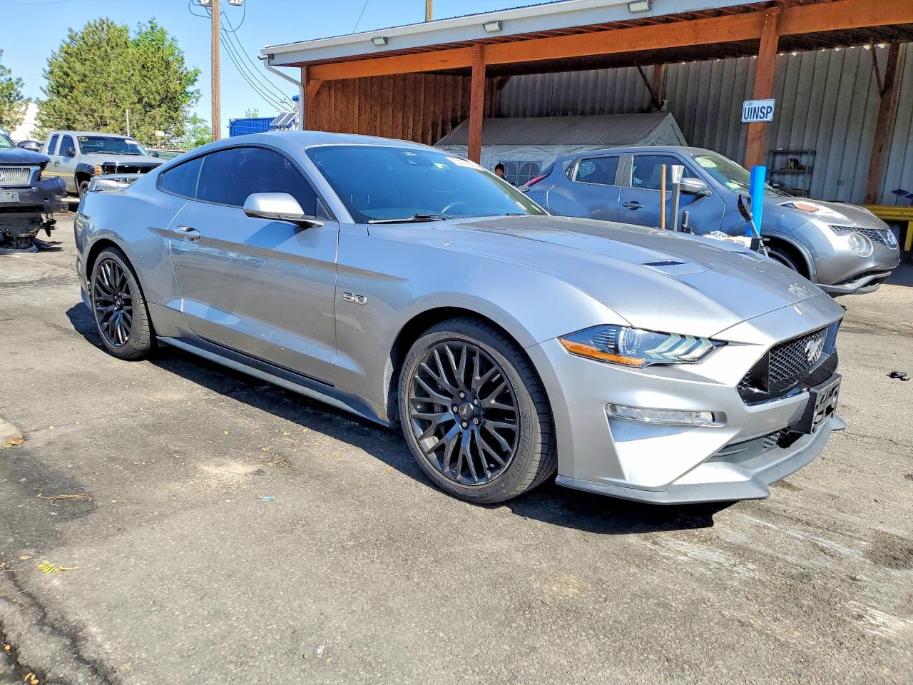 2021 Ford Mustang Gt Silver vin: 1FA6P8CFXM5128474