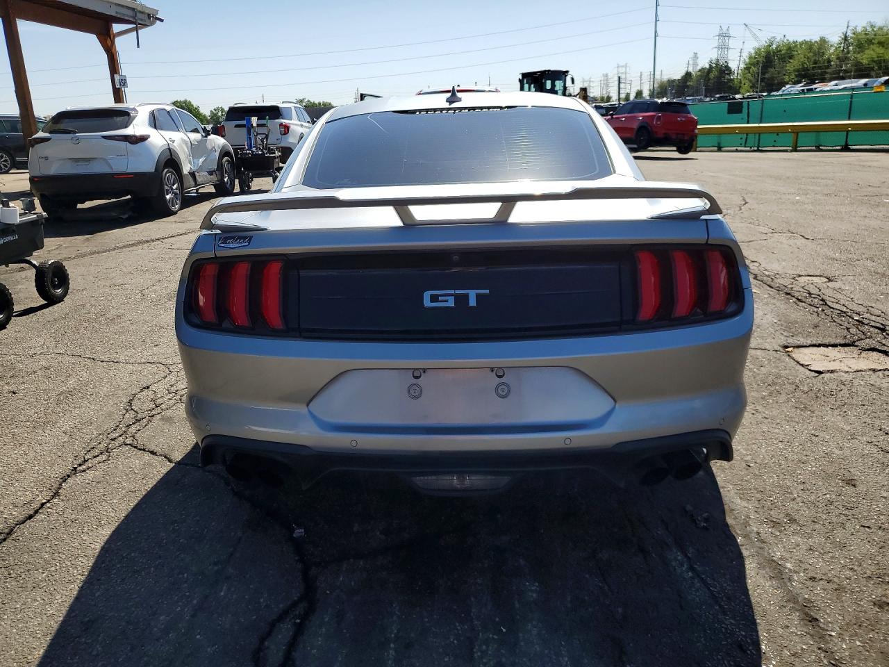 2021 Ford Mustang Gt Silver vin: 1FA6P8CFXM5128474