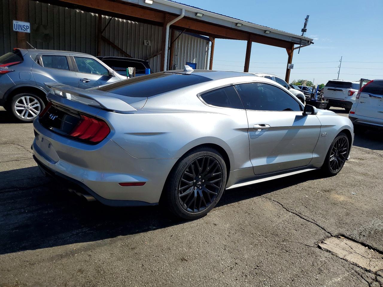 2021 Ford Mustang Gt Silver vin: 1FA6P8CFXM5128474