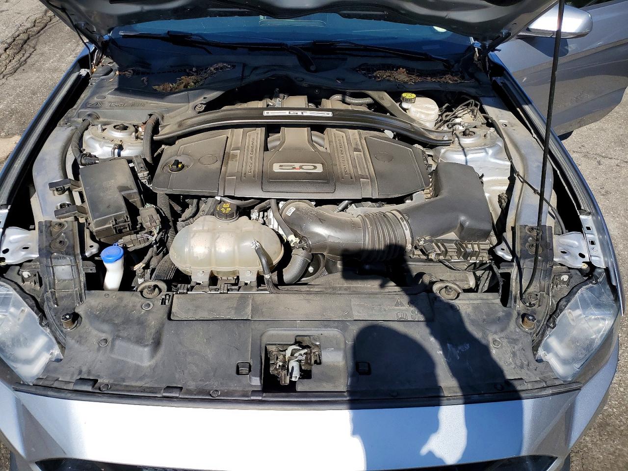 2021 Ford Mustang Gt Silver vin: 1FA6P8CFXM5128474