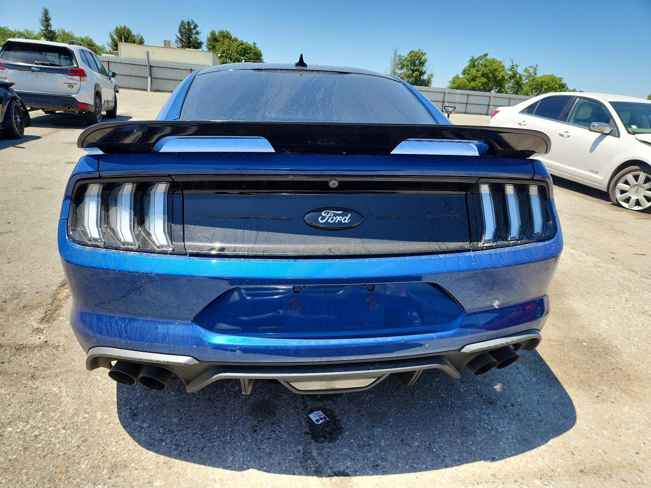 2022 Ford Mustang Gt Blue vin: 1FA6P8CFXN5133353