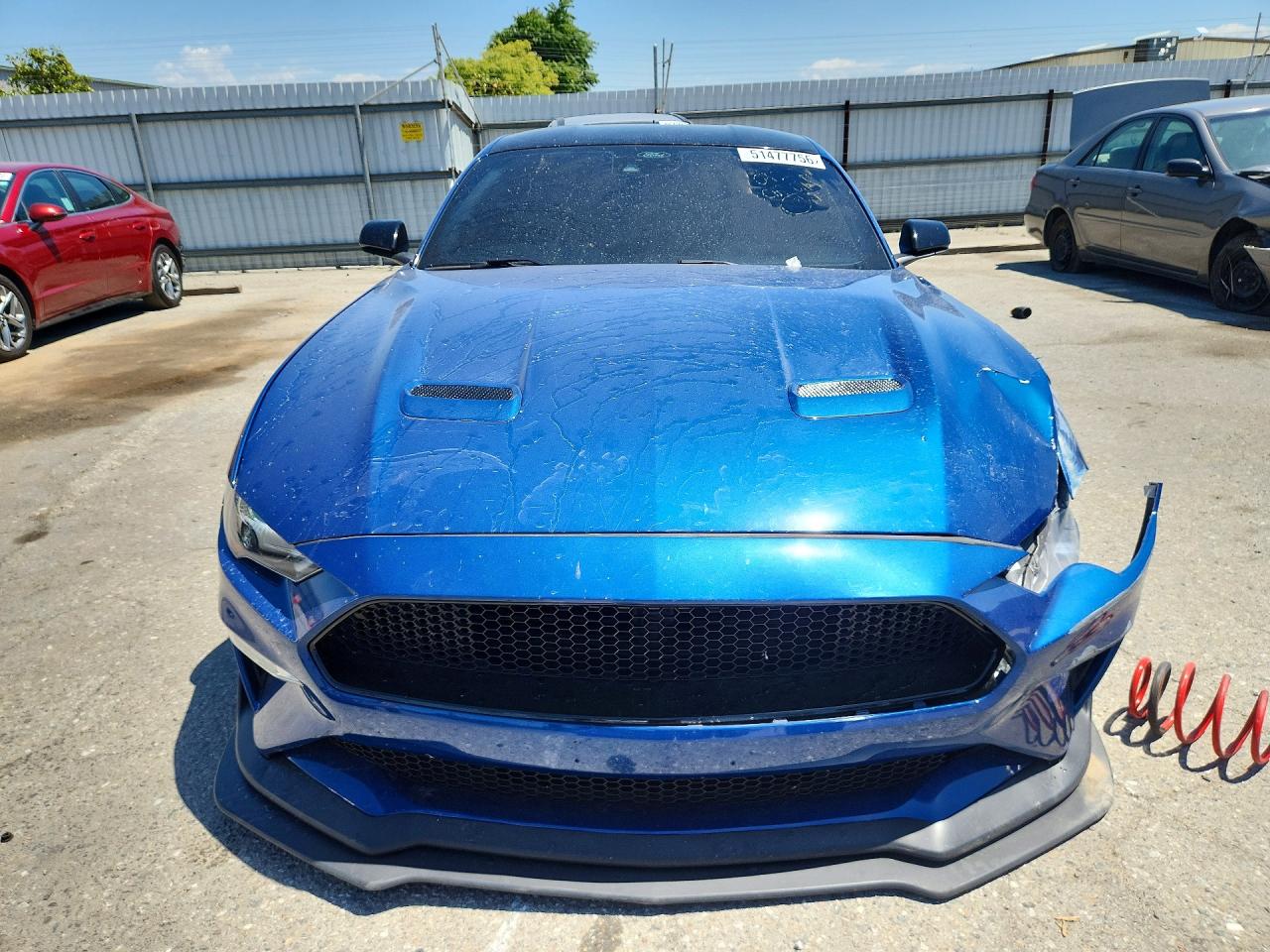 2022 Ford Mustang Gt Blue vin: 1FA6P8CFXN5133353