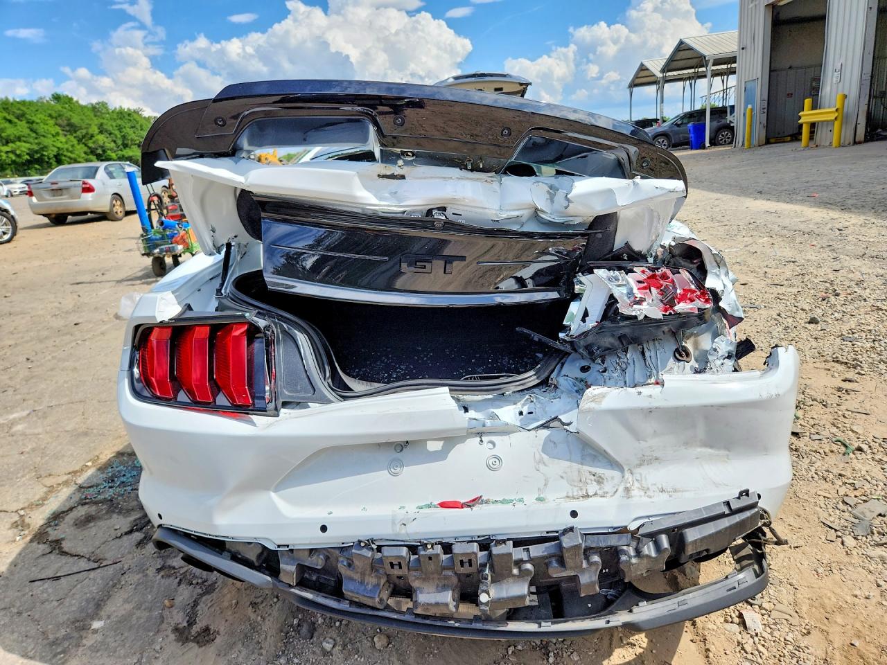 2023 Ford Mustang Gt White vin: 1FA6P8CFXP5302807
