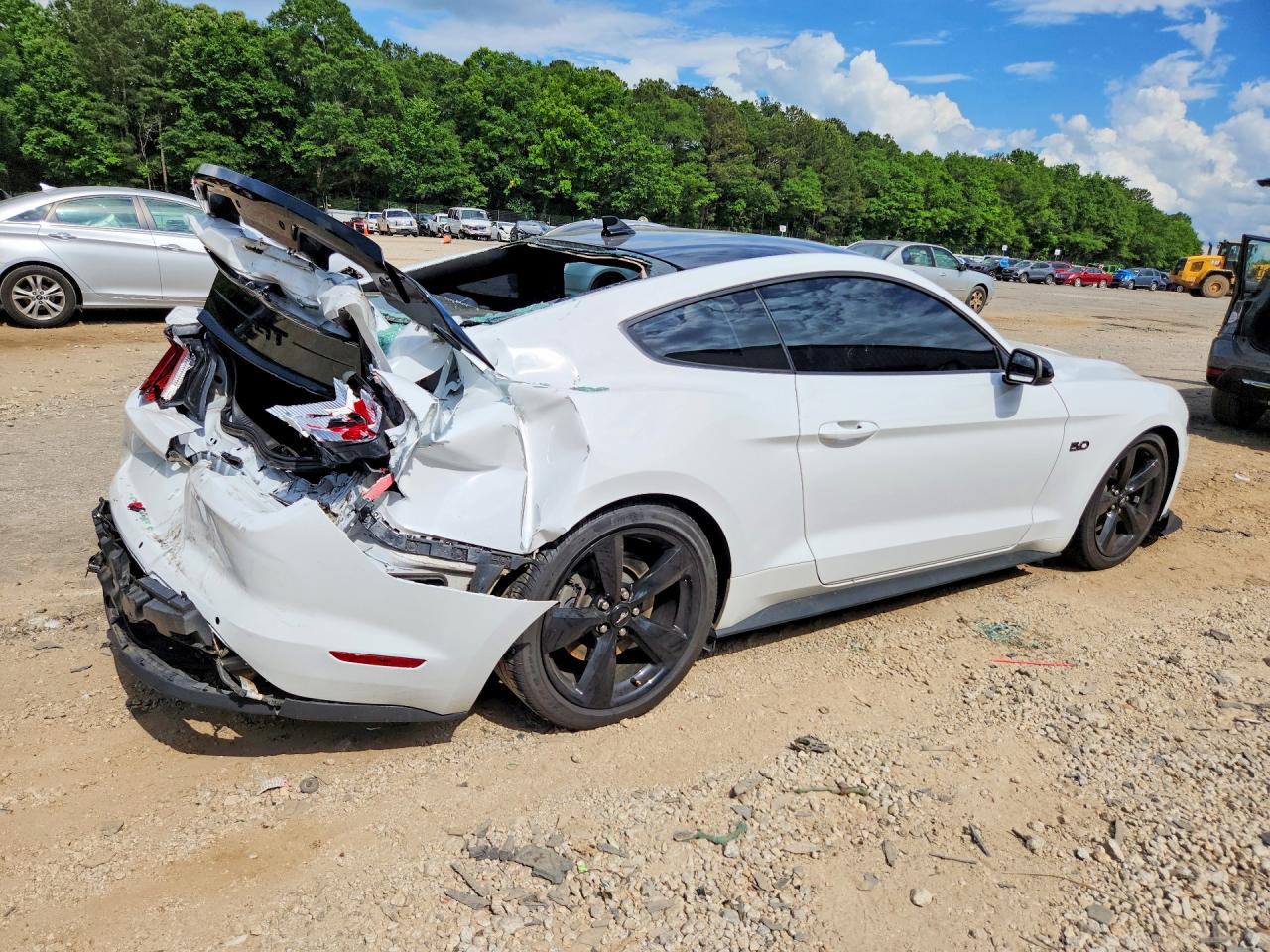 2023 Ford Mustang Gt White vin: 1FA6P8CFXP5302807