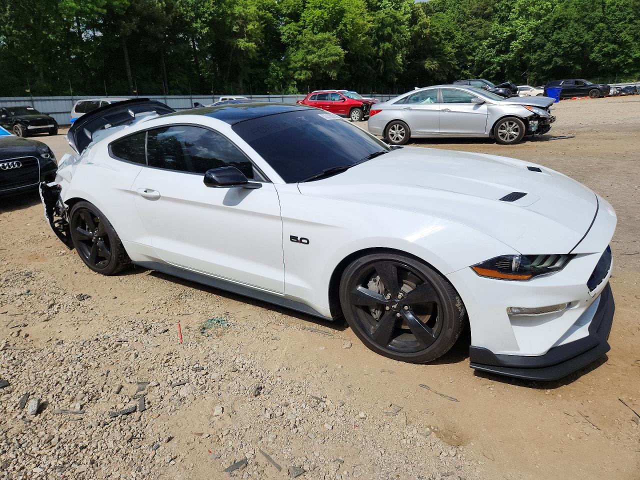 2023 Ford Mustang Gt White vin: 1FA6P8CFXP5302807