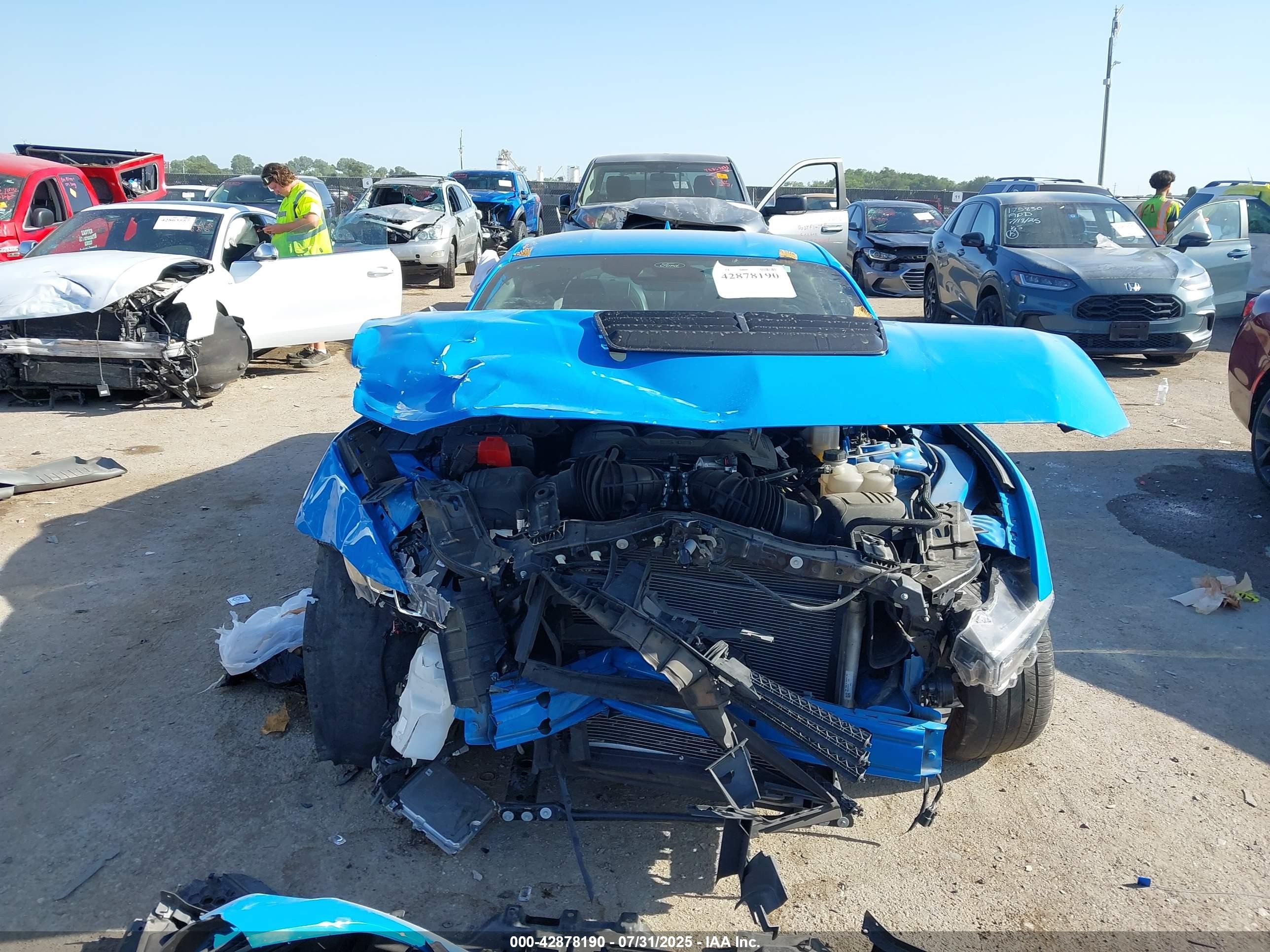 2024 Ford Mustang Gt Premium Fastback Blue vin: 1FA6P8CFXR5420309