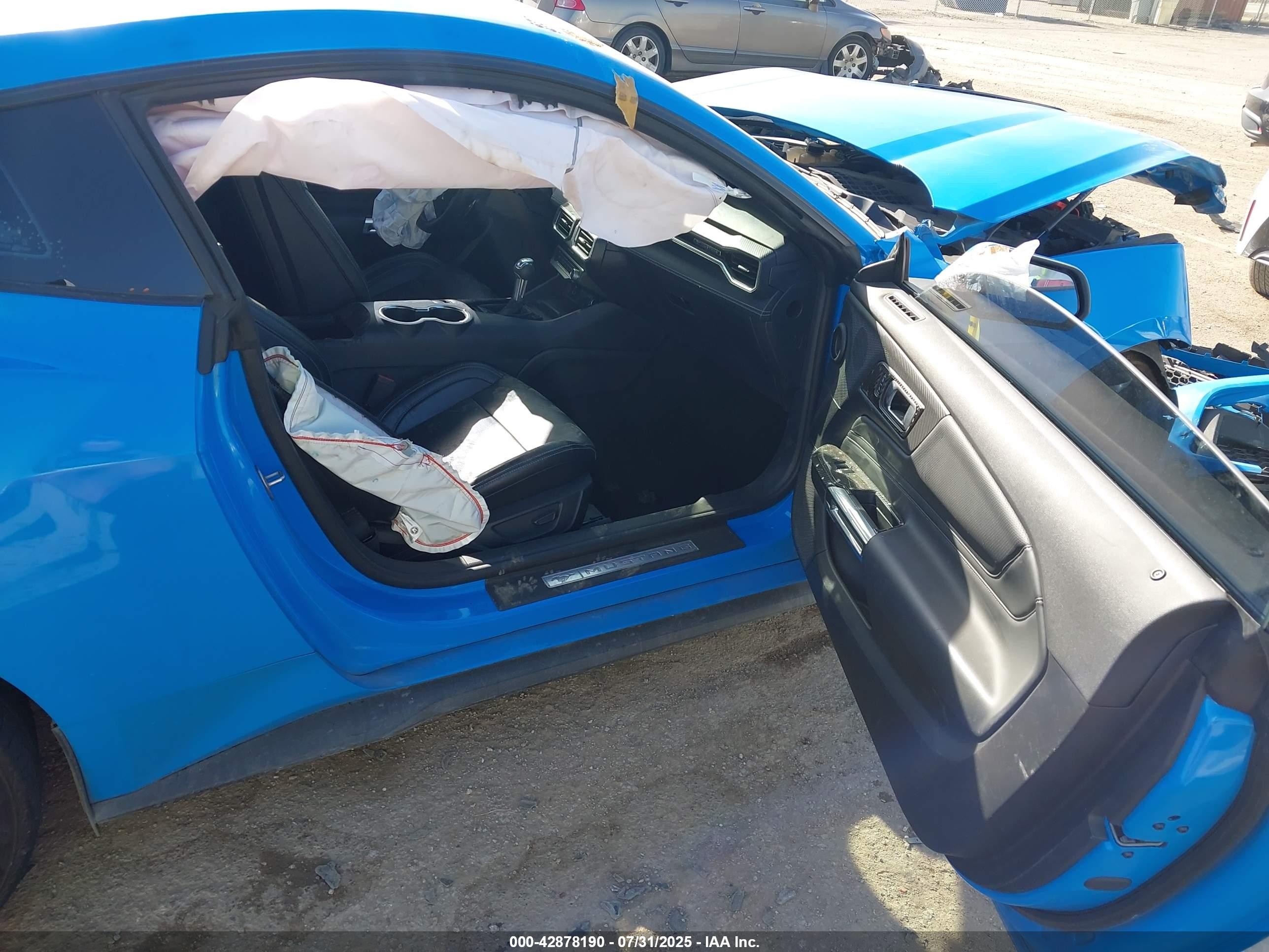 2024 Ford Mustang Gt Premium Fastback Blue vin: 1FA6P8CFXR5420309
