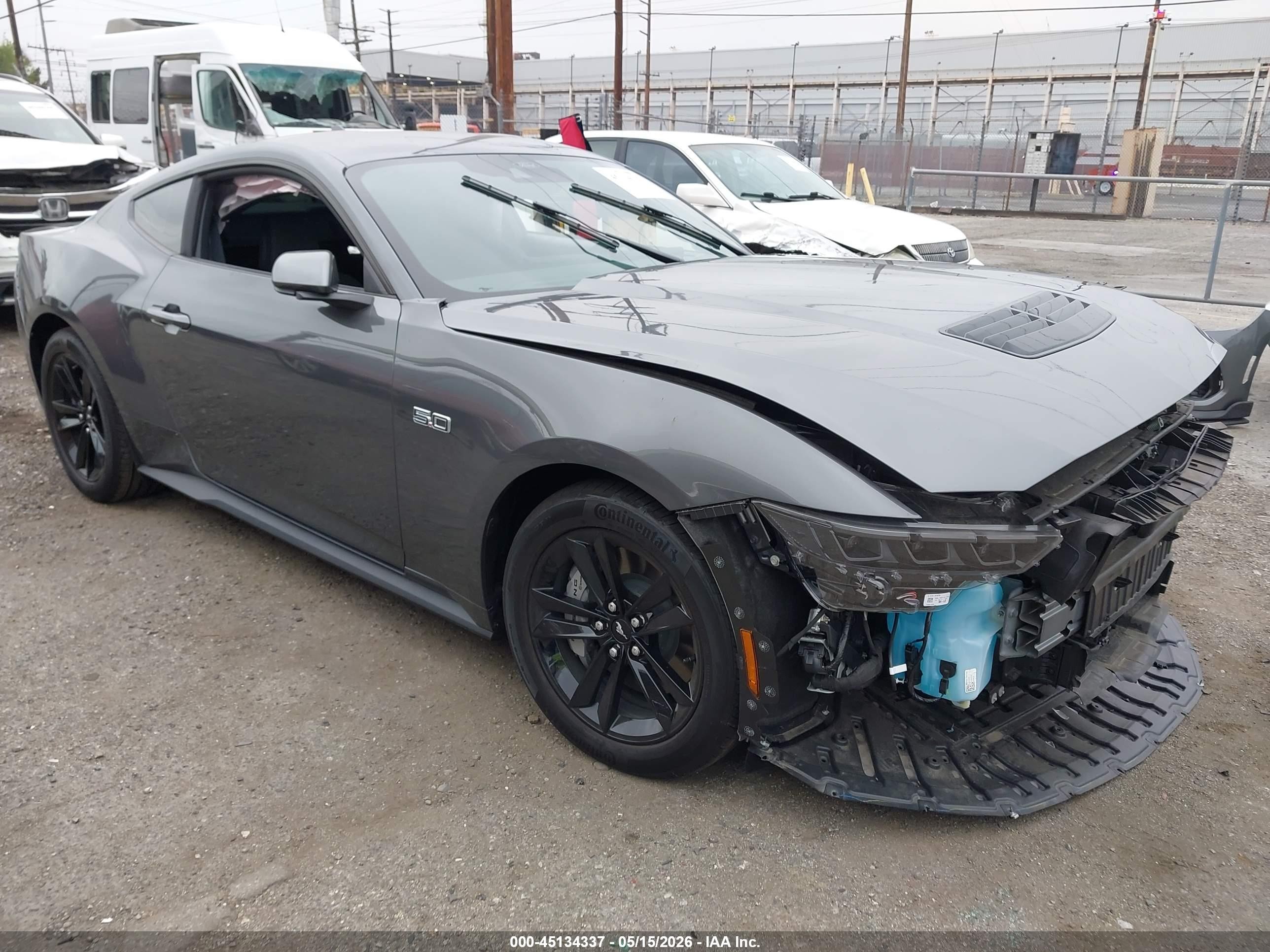 2026 Ford Mustang Gt Fastback Gray vin: 1FA6P8CFXT5400763