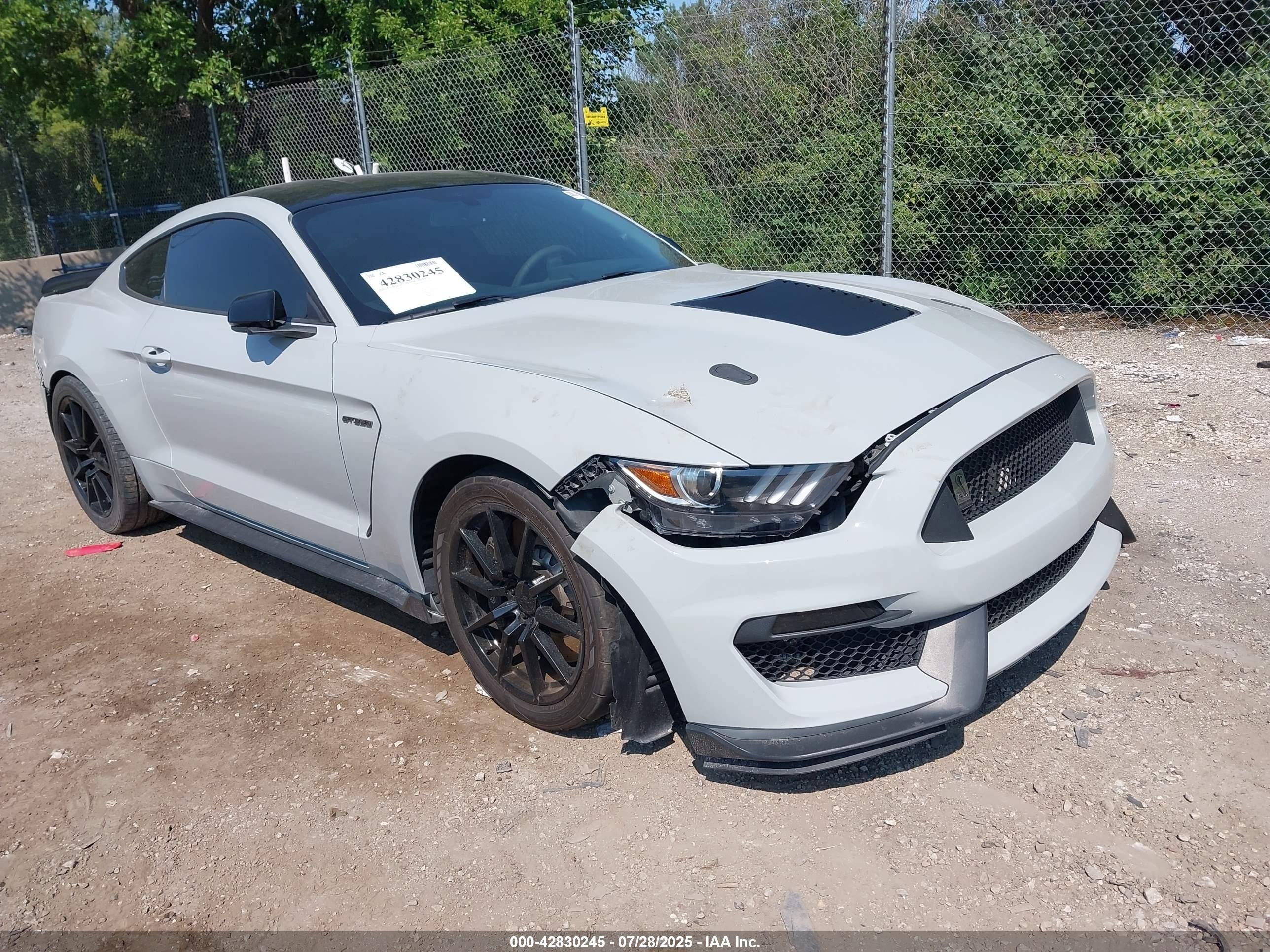 2017 Ford Shelby Gt350   Серый vin: 1FA6P8JZ3H5520554