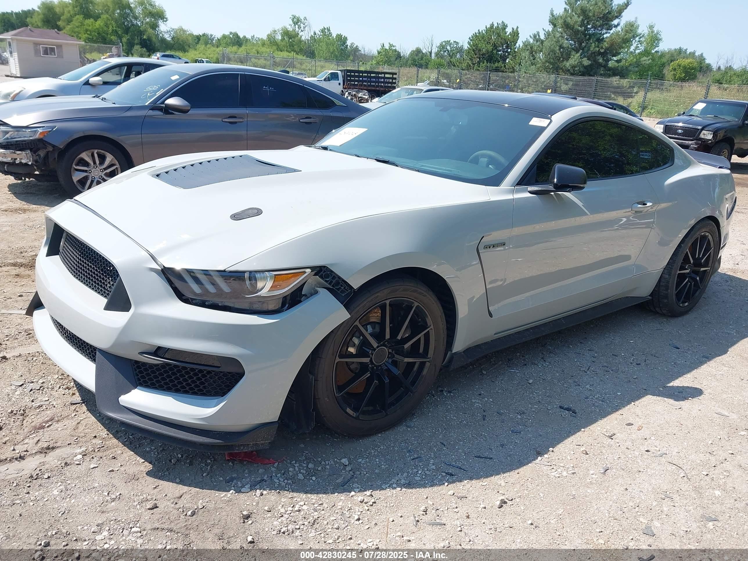 2017 Ford Shelby Gt350   Серый vin: 1FA6P8JZ3H5520554