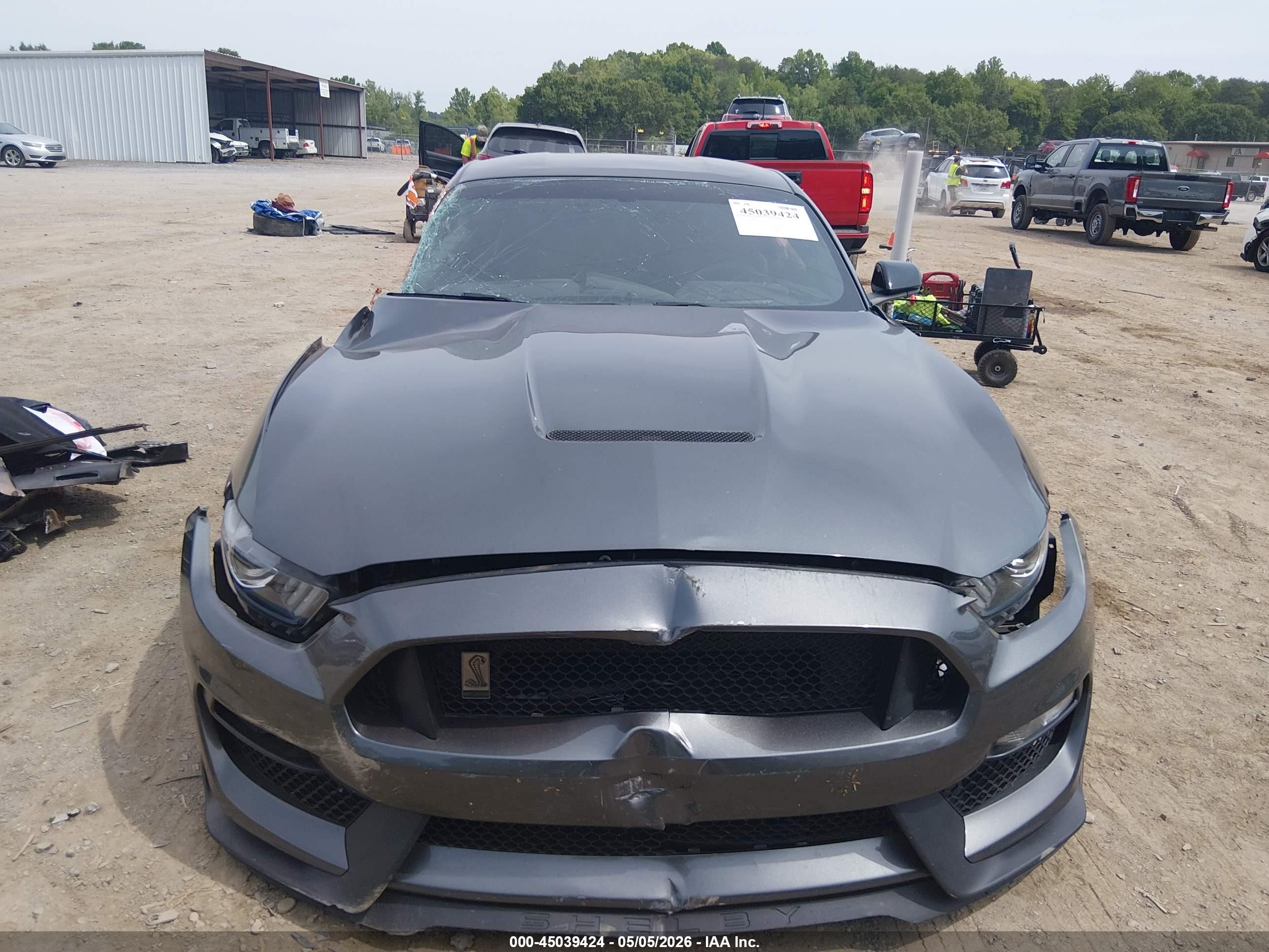 2016 Ford Shelby Gt350   Серый vin: 1FA6P8JZ4G5523848