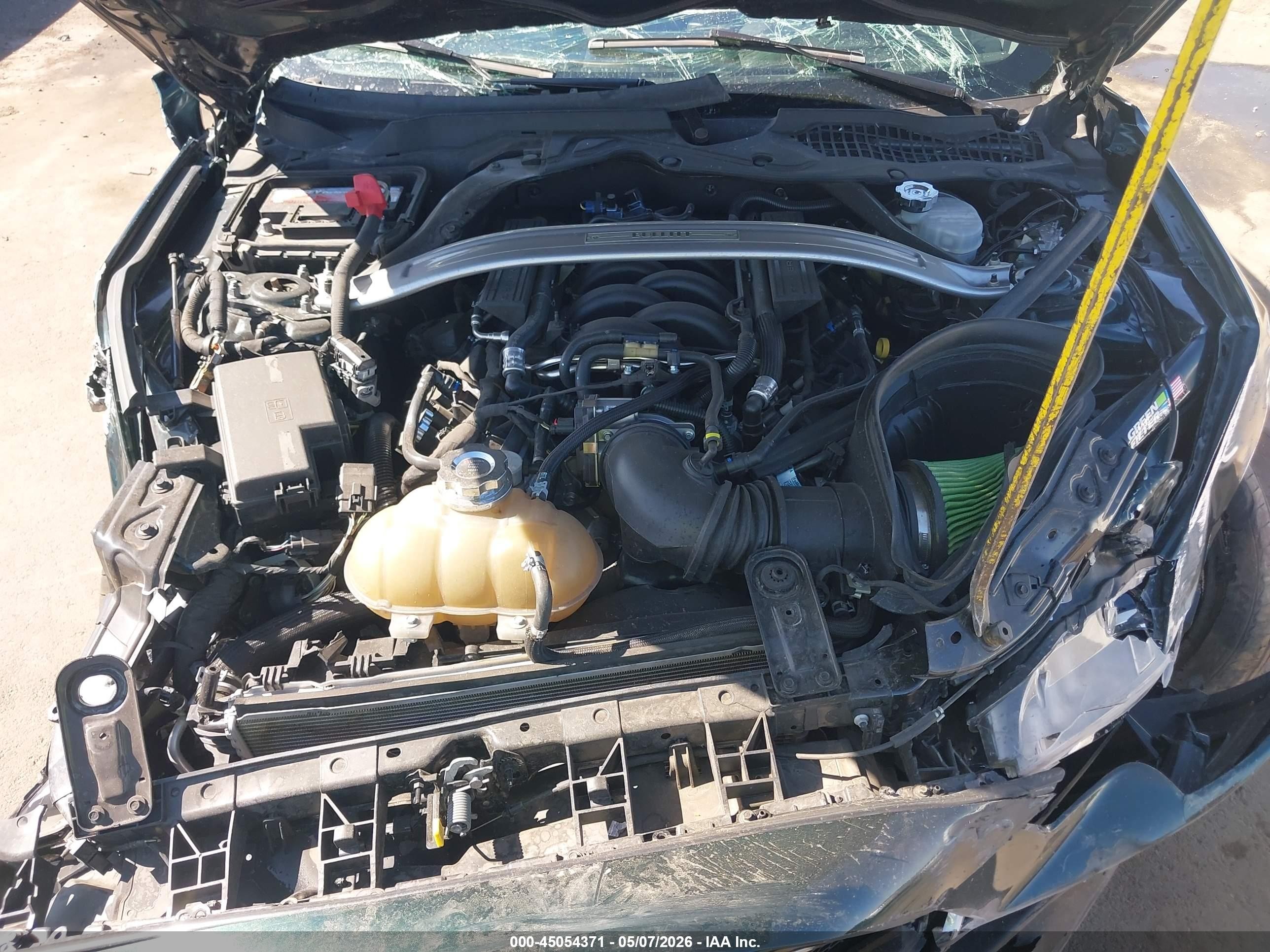 2019 Ford Mustang Bullitt Green vin: 1FA6P8K06K5502864