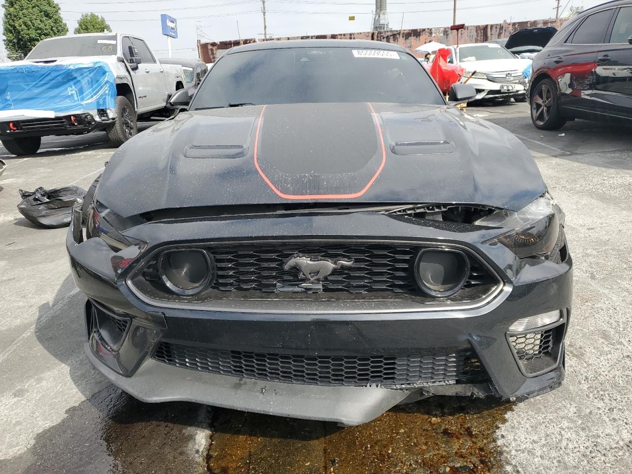 2021 Ford Mustang Mach I Черный vin: 1FA6P8R00M5555410