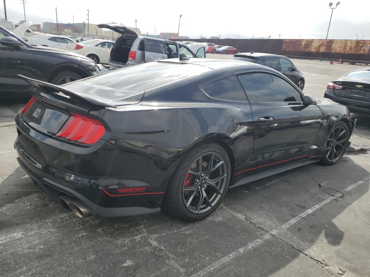 2021 Ford Mustang Mach I Черный vin: 1FA6P8R00M5555410