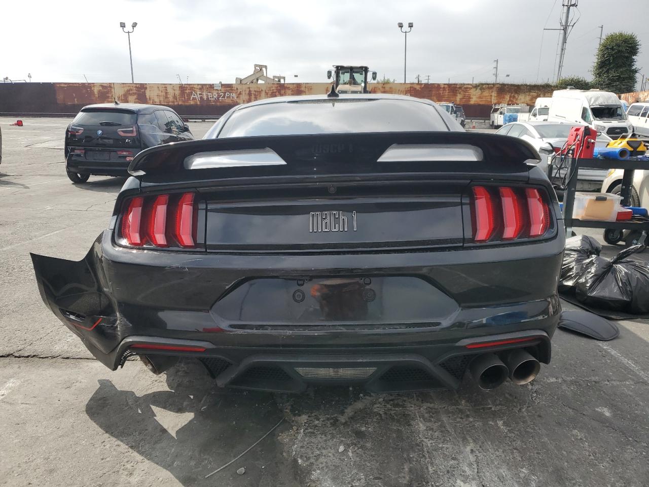 2021 Ford Mustang Mach I Черный vin: 1FA6P8R00M5555410