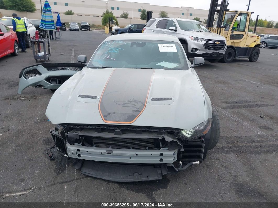2022 Ford Mustang Mach 1 Fastback Gray vin: 1FA6P8R01N5554218