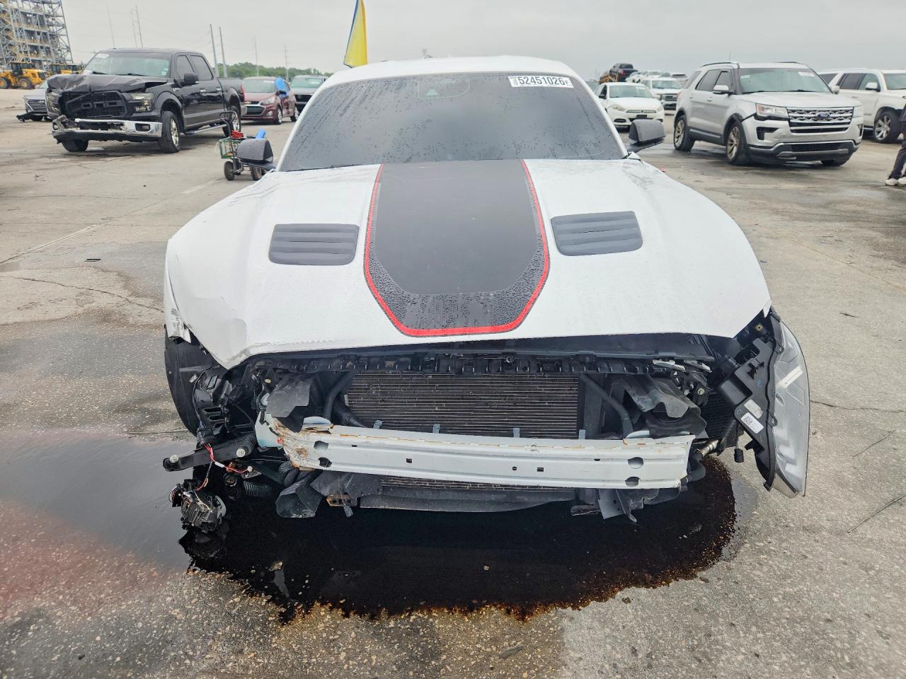 2021 Ford Mustang Mach I White vin: 1FA6P8R04M5555765