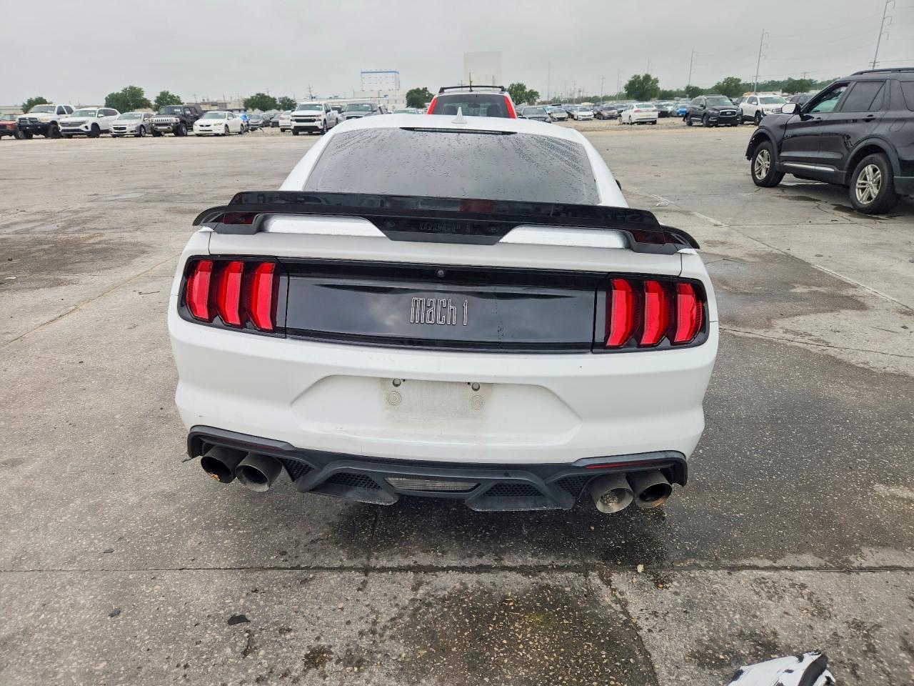 2021 Ford Mustang Mach I White vin: 1FA6P8R04M5555765