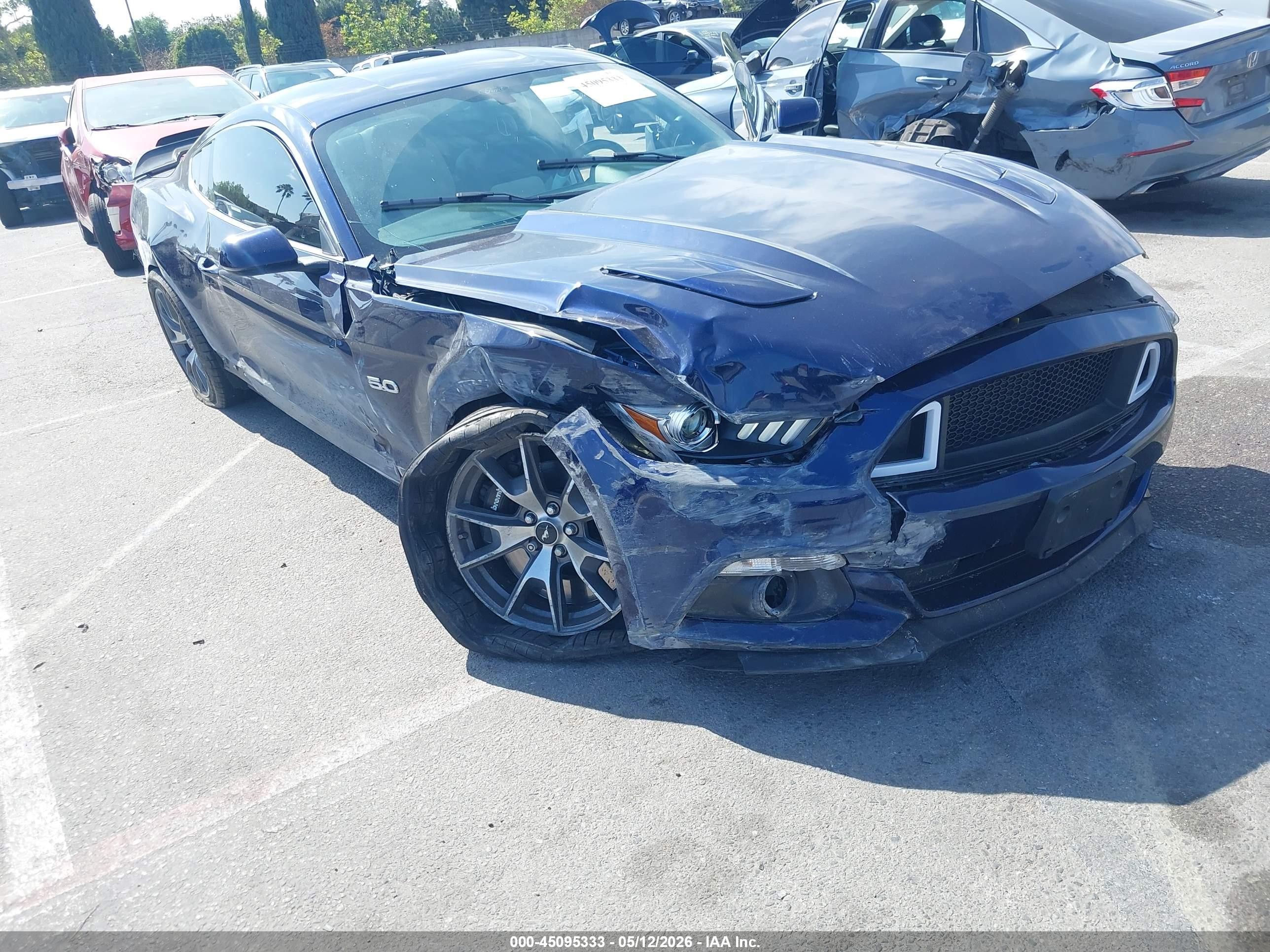 2015 Ford Mustang Gt 50 Years Limited Edition Blue vin: 1FA6P8RF8F5500825