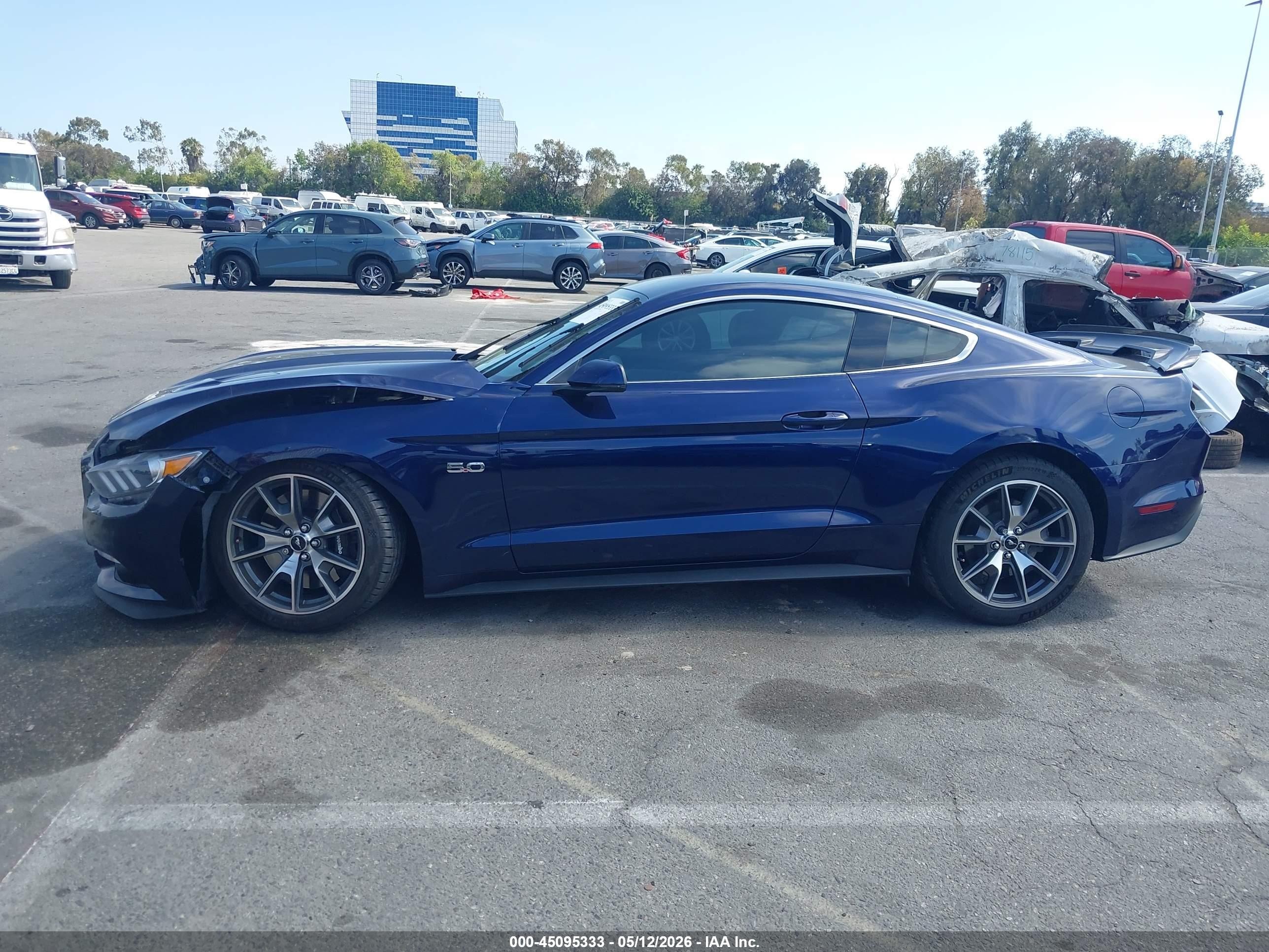 2015 Ford Mustang Gt 50 Years Limited Edition Blue vin: 1FA6P8RF8F5500825